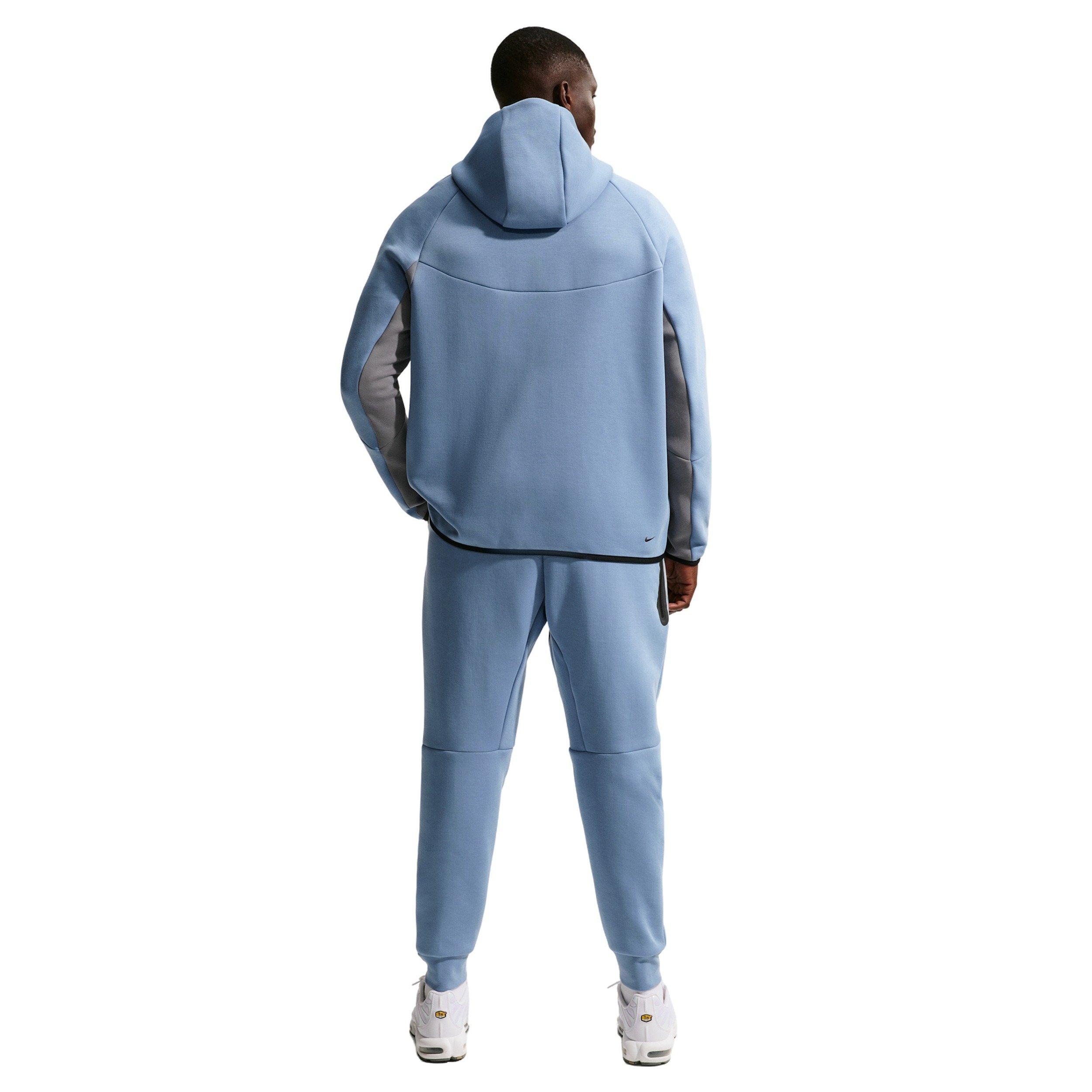 Nike Men's Futura Tech Fleece Joggers - BLUE/GREY Thumbnail View 10