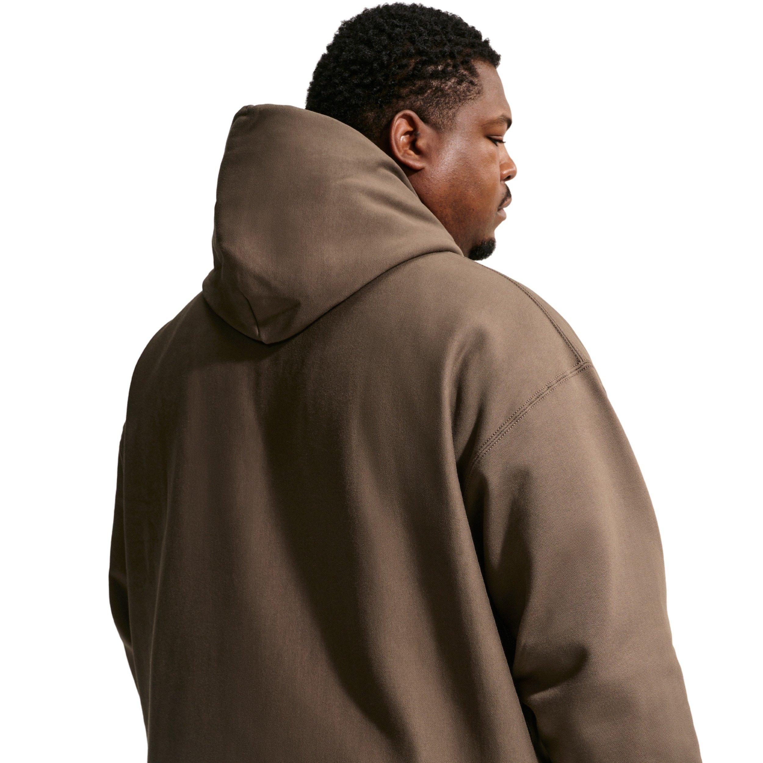 Nike Men's Solo Swoosh BB Pullover Hoodie - DK HAZEL Thumbnail View 7