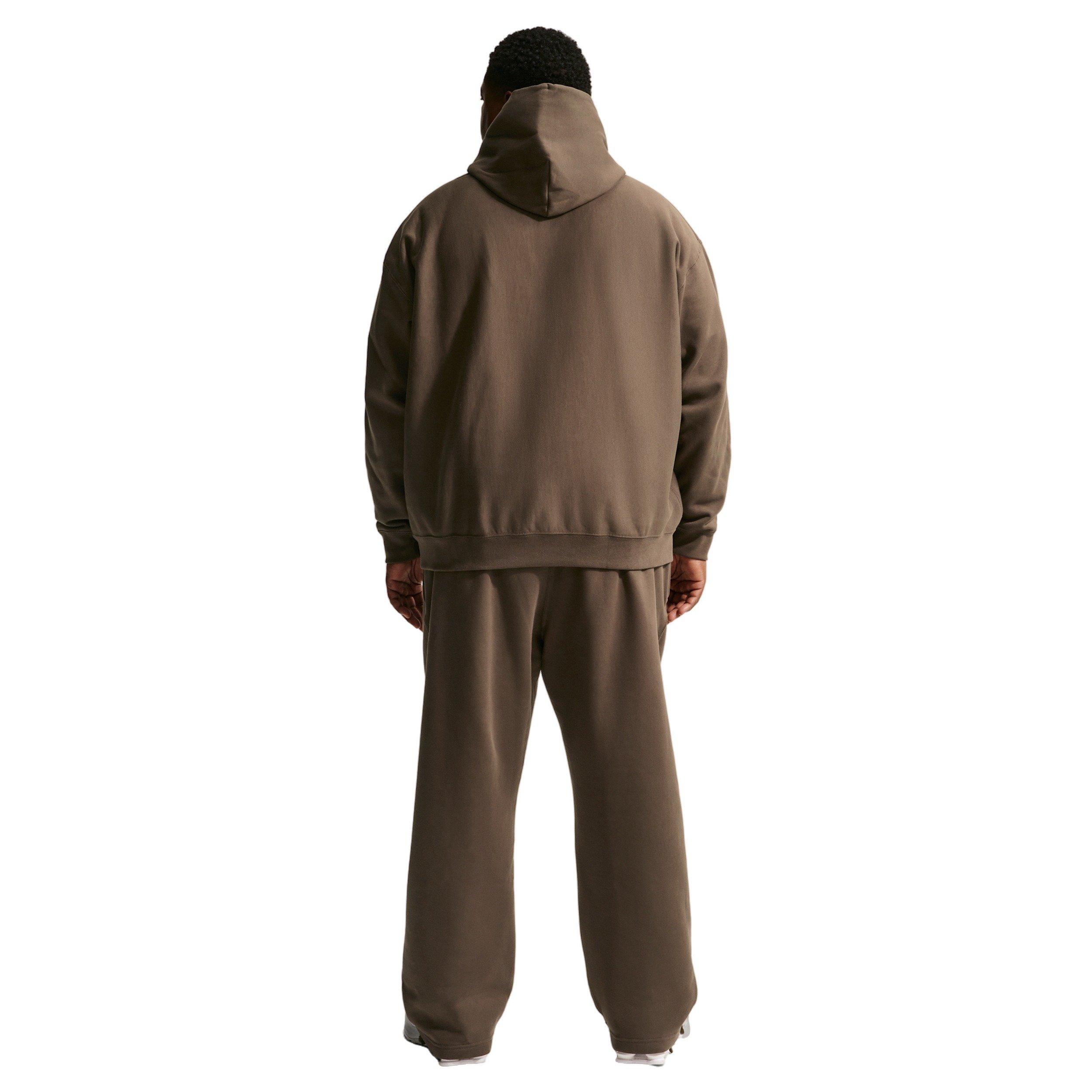 Nike Men's Solo Swoosh BB Pullover Hoodie - DK HAZEL Thumbnail View 10