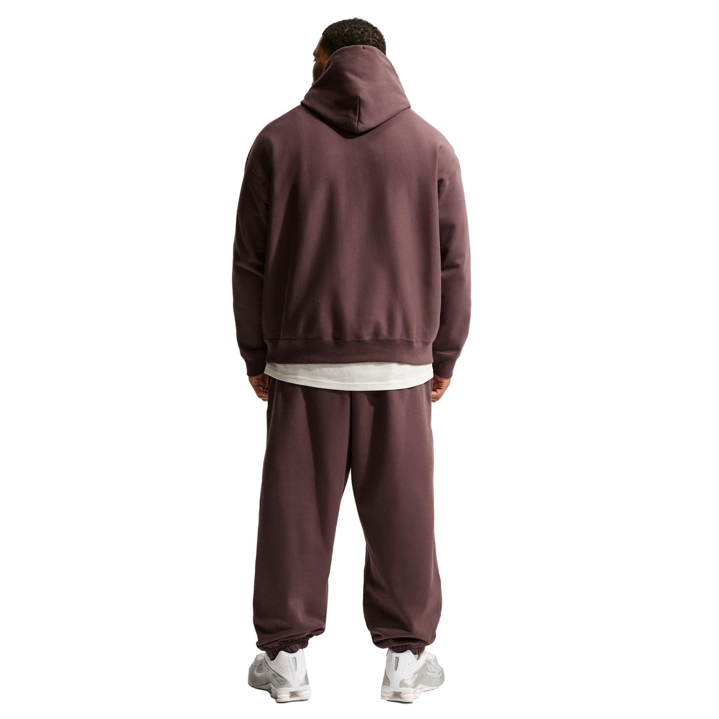 Nike Men's Solo Swoosh BB Pullover Hoodie - TATTOO PURPLE Thumbnail View 10