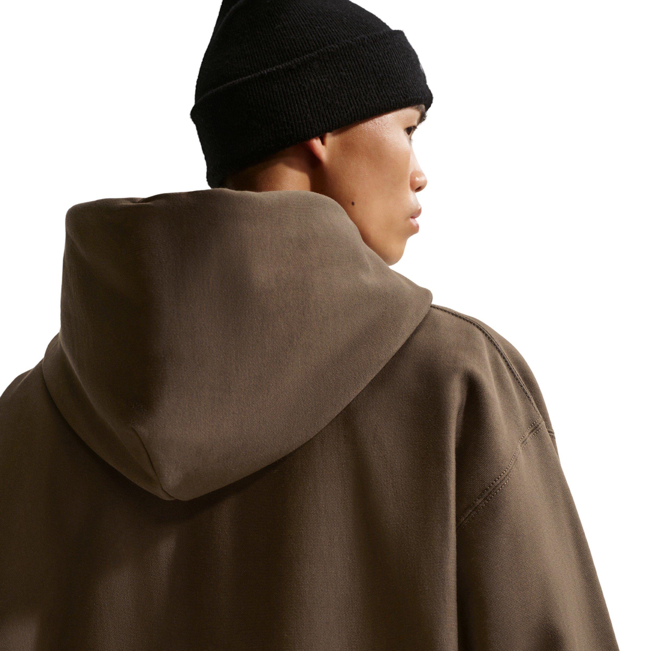 Nike Men's Solo Swoosh Bb Full-Zip Fleece Jacket - DK HAZEL Thumbnail View 2