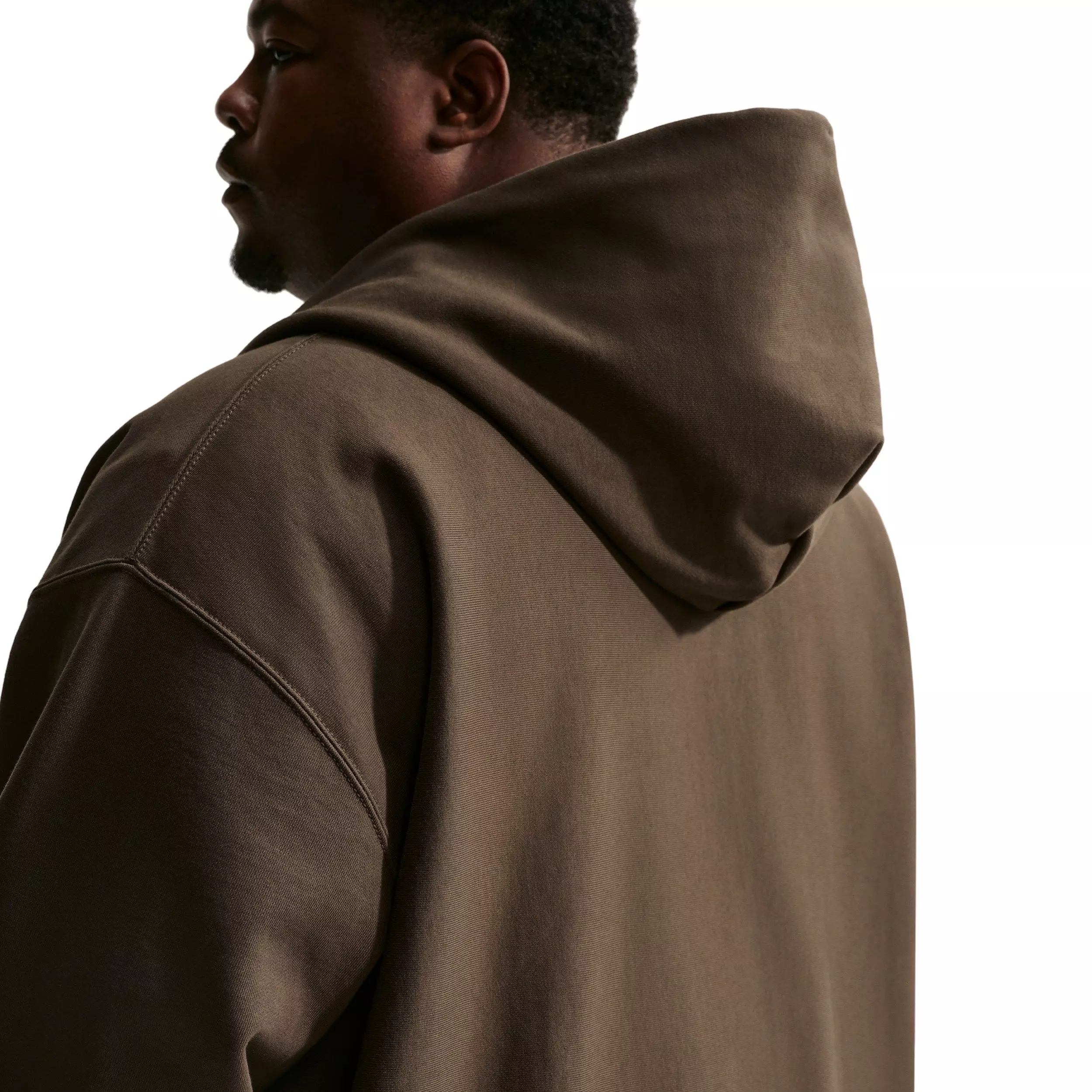 Nike Men's Solo Swoosh Bb Full-Zip Fleece Jacket - DK HAZEL