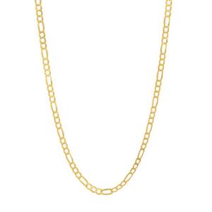 King Ice 8mm Figaro Chain - Gold - GOLD