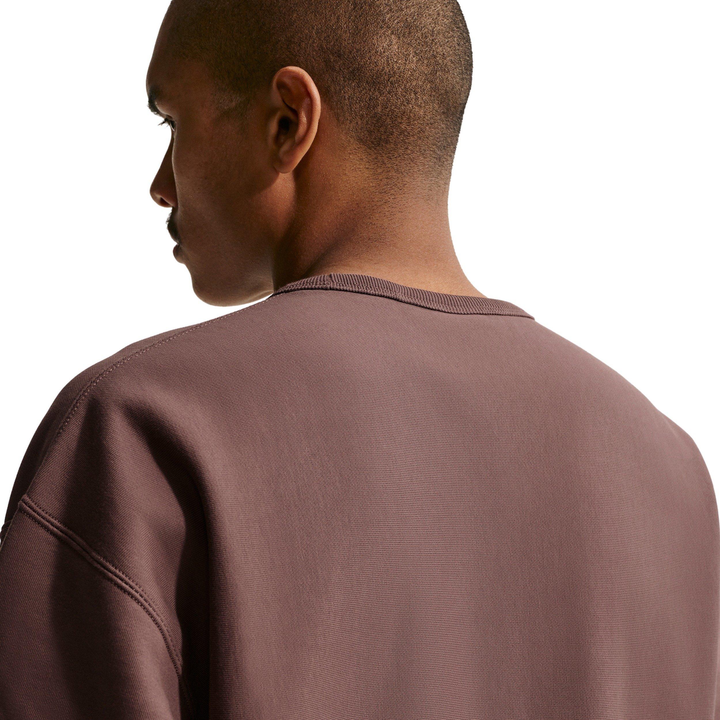 Nike Men's Solo Swoosh BB Fleece Crew - TATTOO PURPLE Thumbnail View 2