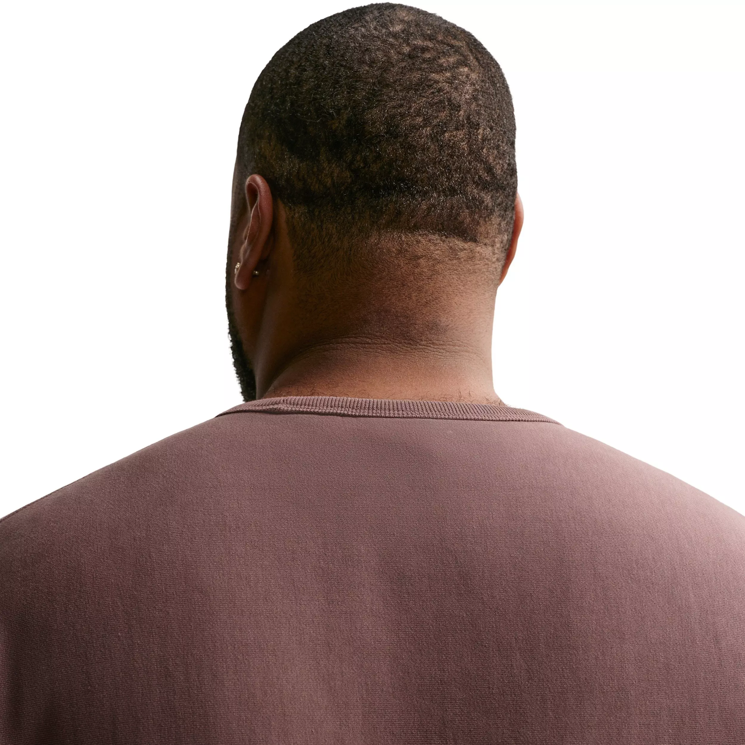 Nike Men's Solo Swoosh BB Fleece Crew - TATTOO PURPLE