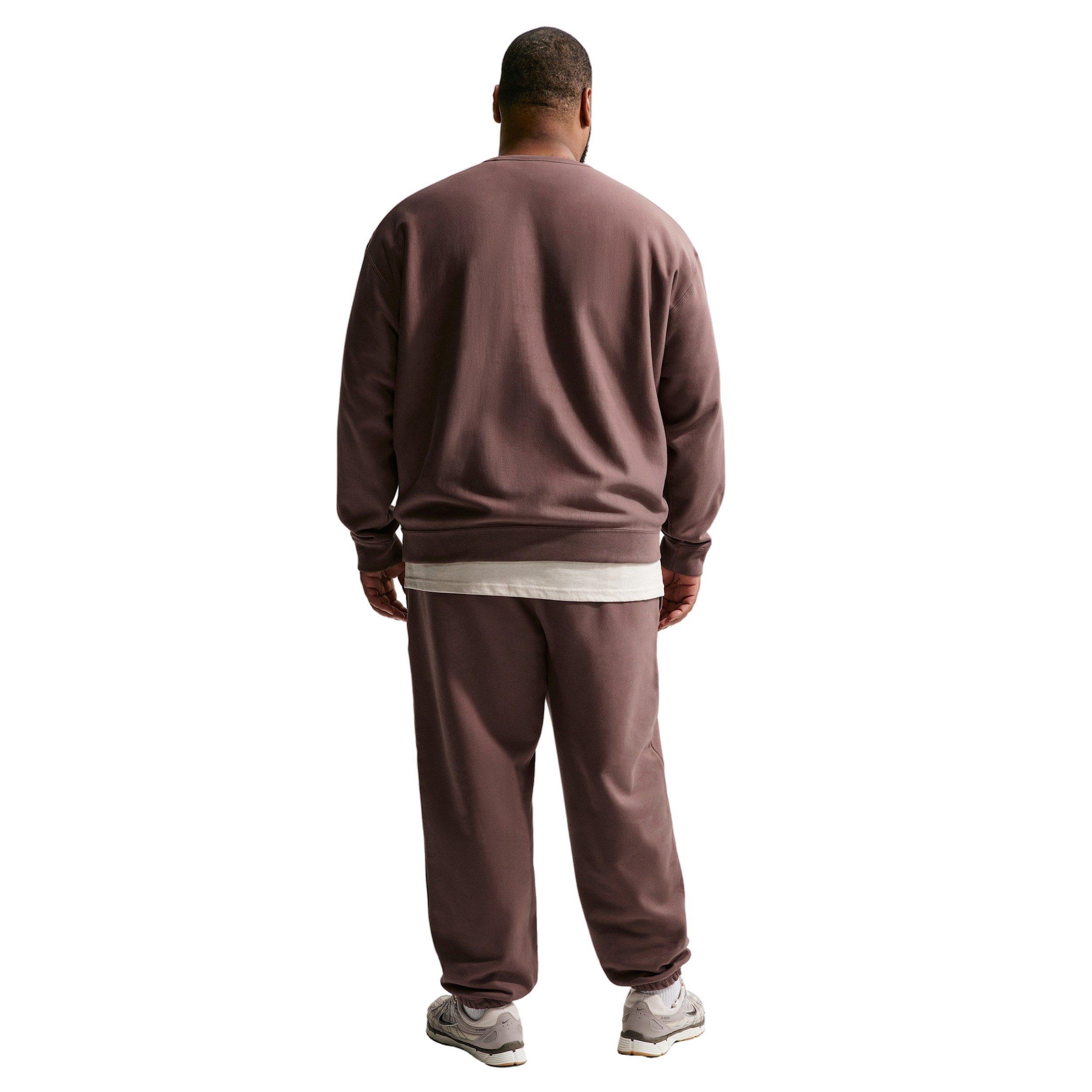 Nike Men's Solo Swoosh BB Fleece Crew - TATTOO PURPLE Thumbnail View 10