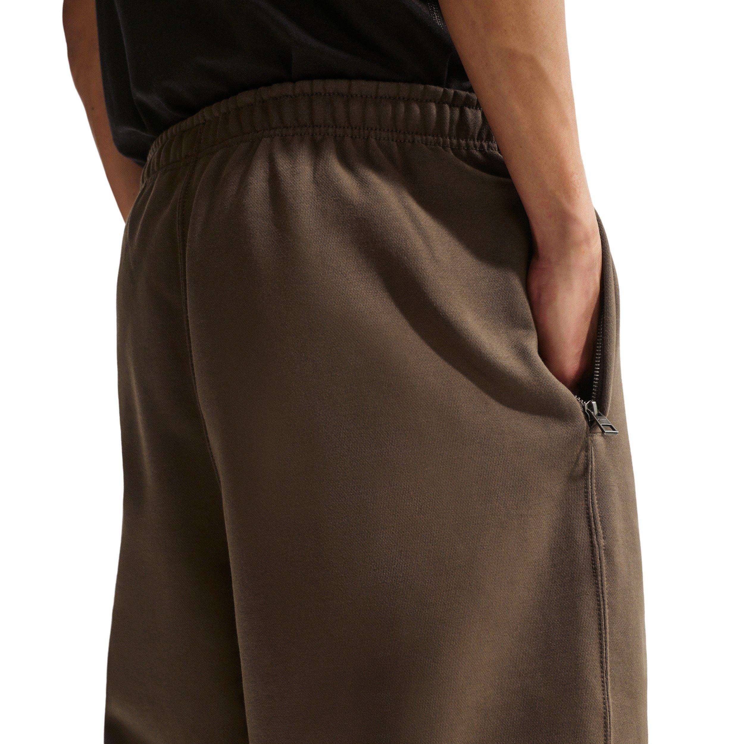 Nike Men's Solo Swoosh BB Cuffed Fleece Pants - DK HAZEL Thumbnail View 2