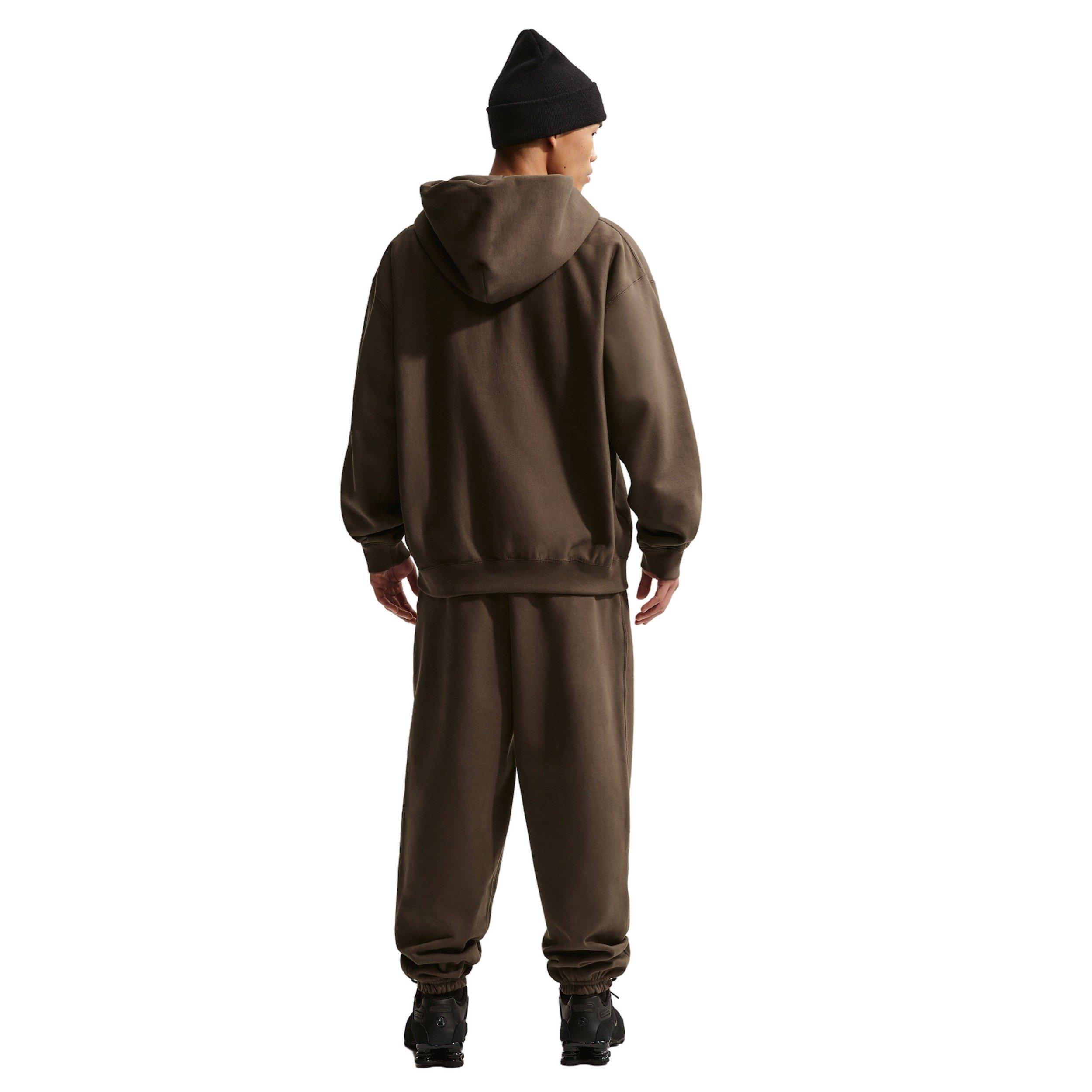 Nike Men's Solo Swoosh BB Cuffed Fleece Pants - DK HAZEL Thumbnail View 5