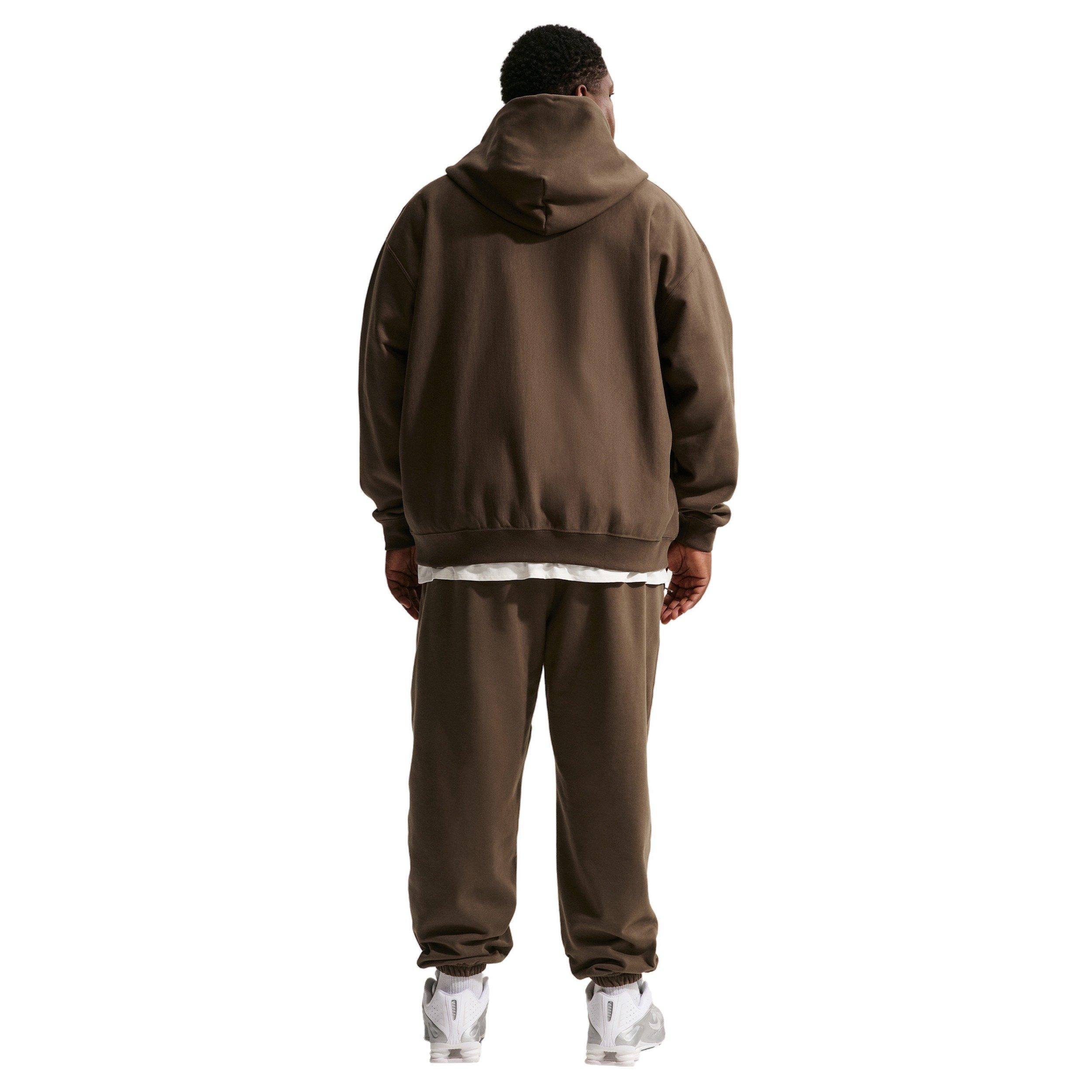 Nike Men's Solo Swoosh BB Cuffed Fleece Pants - DK HAZEL Thumbnail View 10