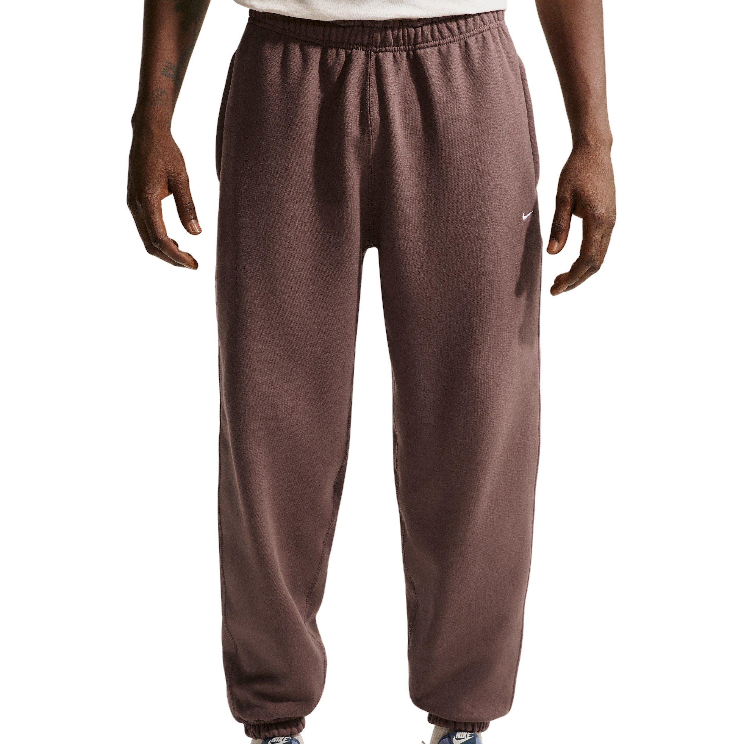 Nike Men's Solo Swoosh BB Cuffed Fleece Pants - TATTOO PURPLE Thumbnail View 1