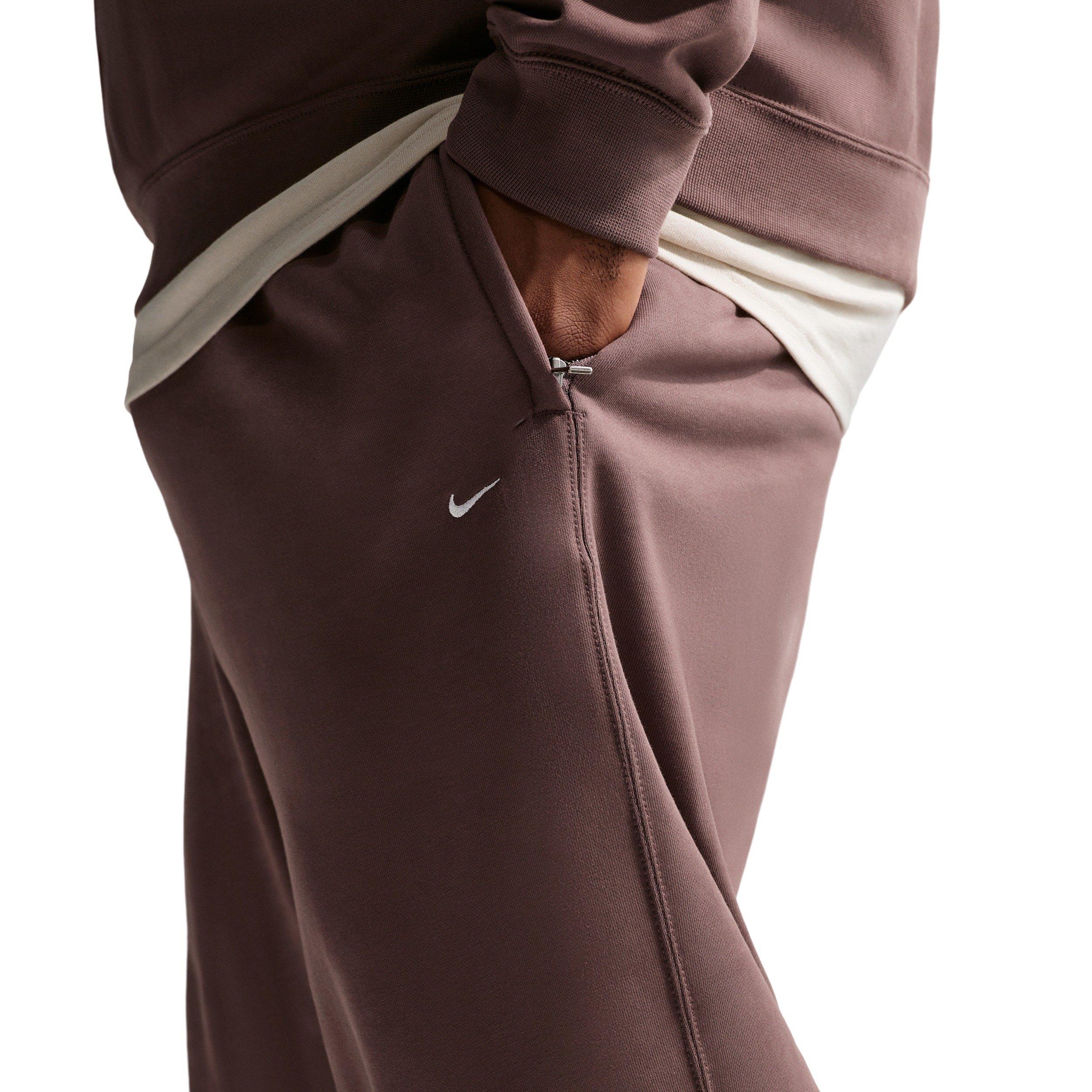 Nike Men's Solo Swoosh BB Cuffed Fleece Pants - TATTOO PURPLE Thumbnail View 9