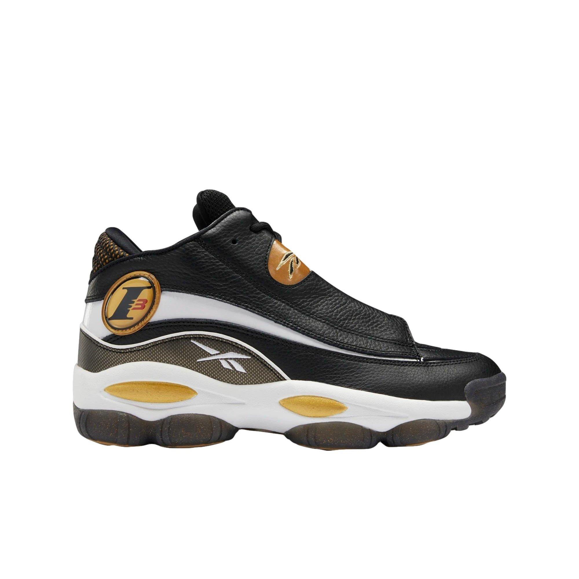 Reebok The Answer DMX "Core Black/Ftwr White/Rbk Brass" Unisex Basketball Shoe - BLACK/WHITE/BRASS Thumbnail View 1
