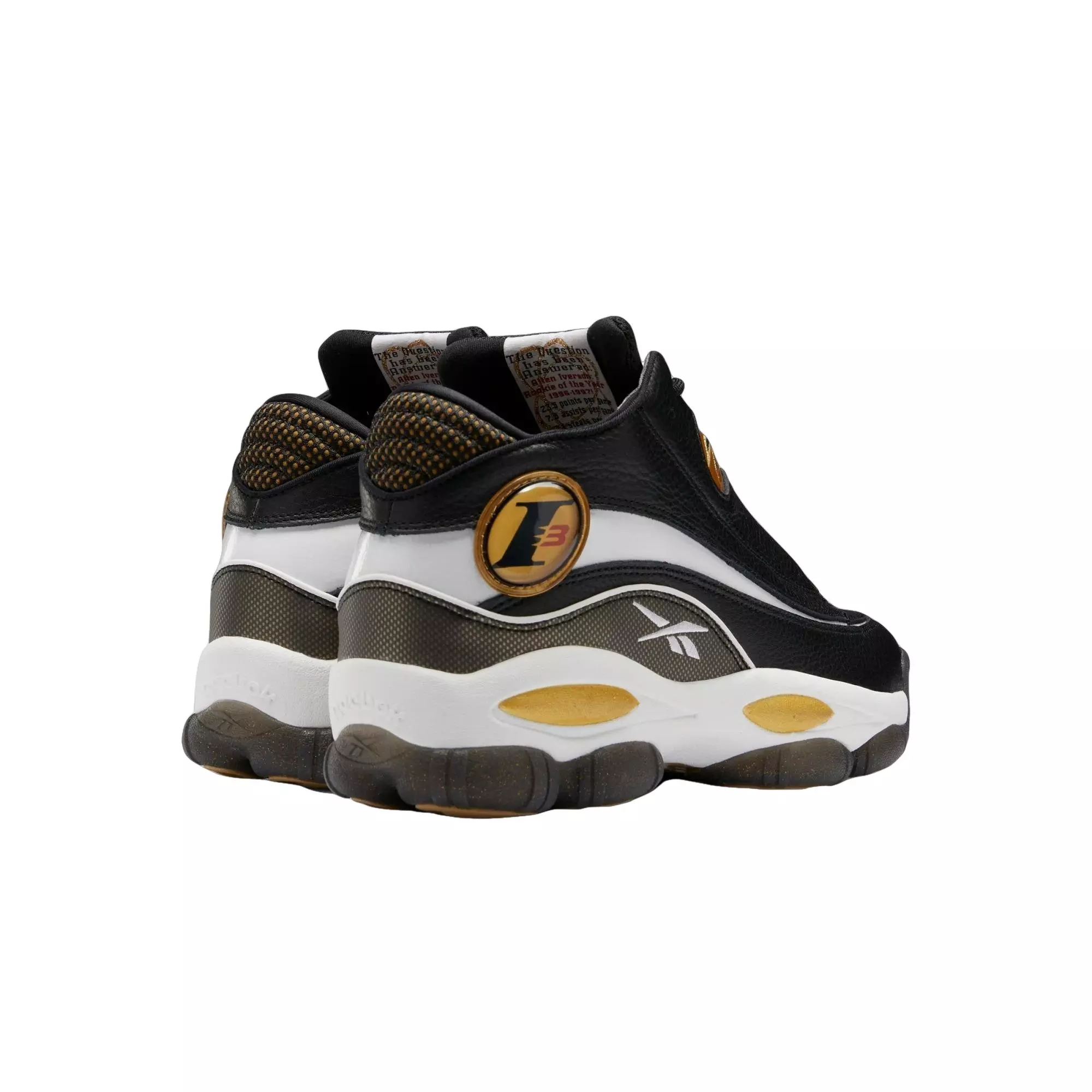 Reebok The Answer DMX "Core Black/Ftwr White/Rbk Brass" Unisex Basketball Shoe - BLACK/WHITE/BRASS