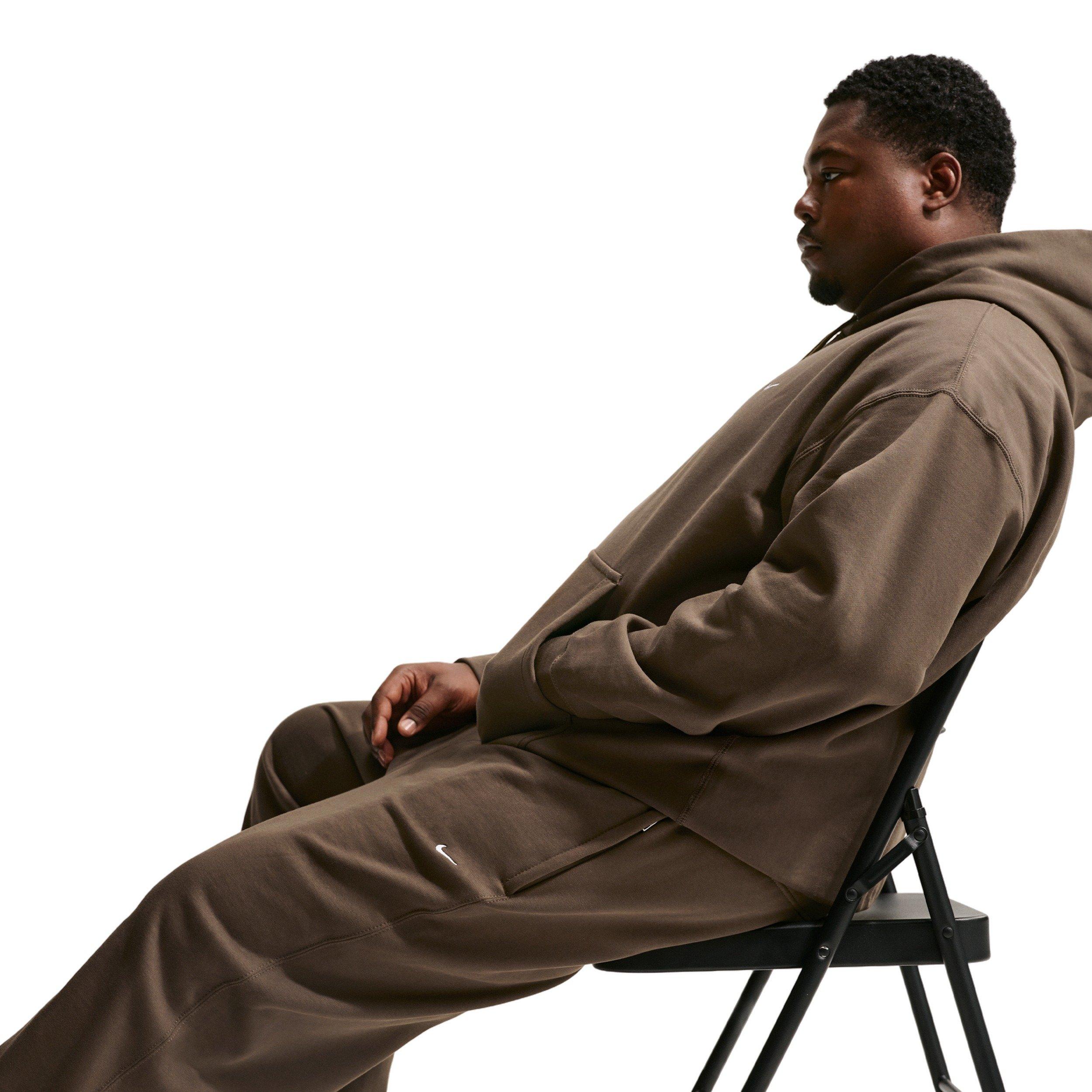 Nike Men's Solo Swoosh BB Fleece Open-Hem Pants - DK HAZEL Thumbnail View 10