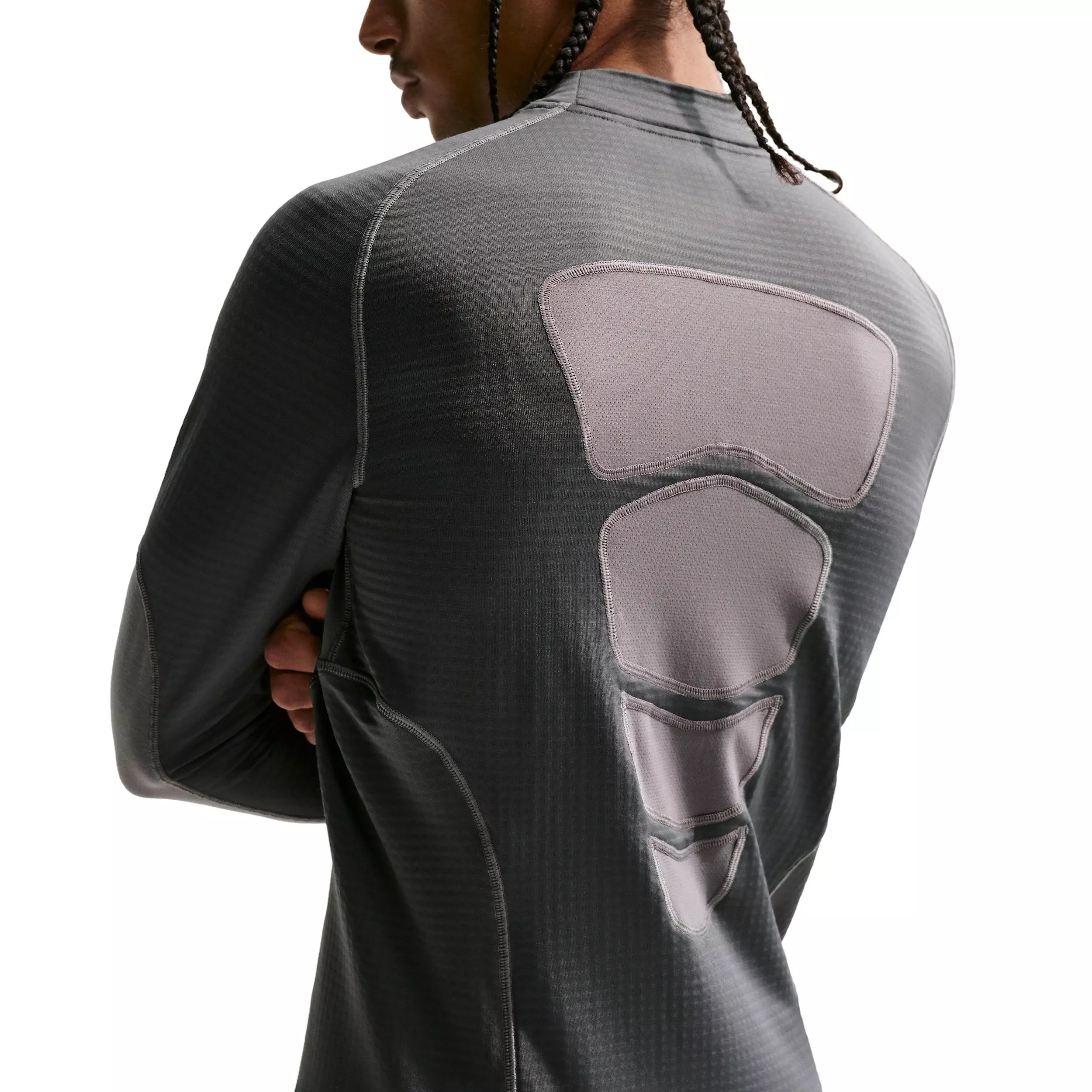 Nike Men's Tech Base Layer Long Sleeve Top - GREY