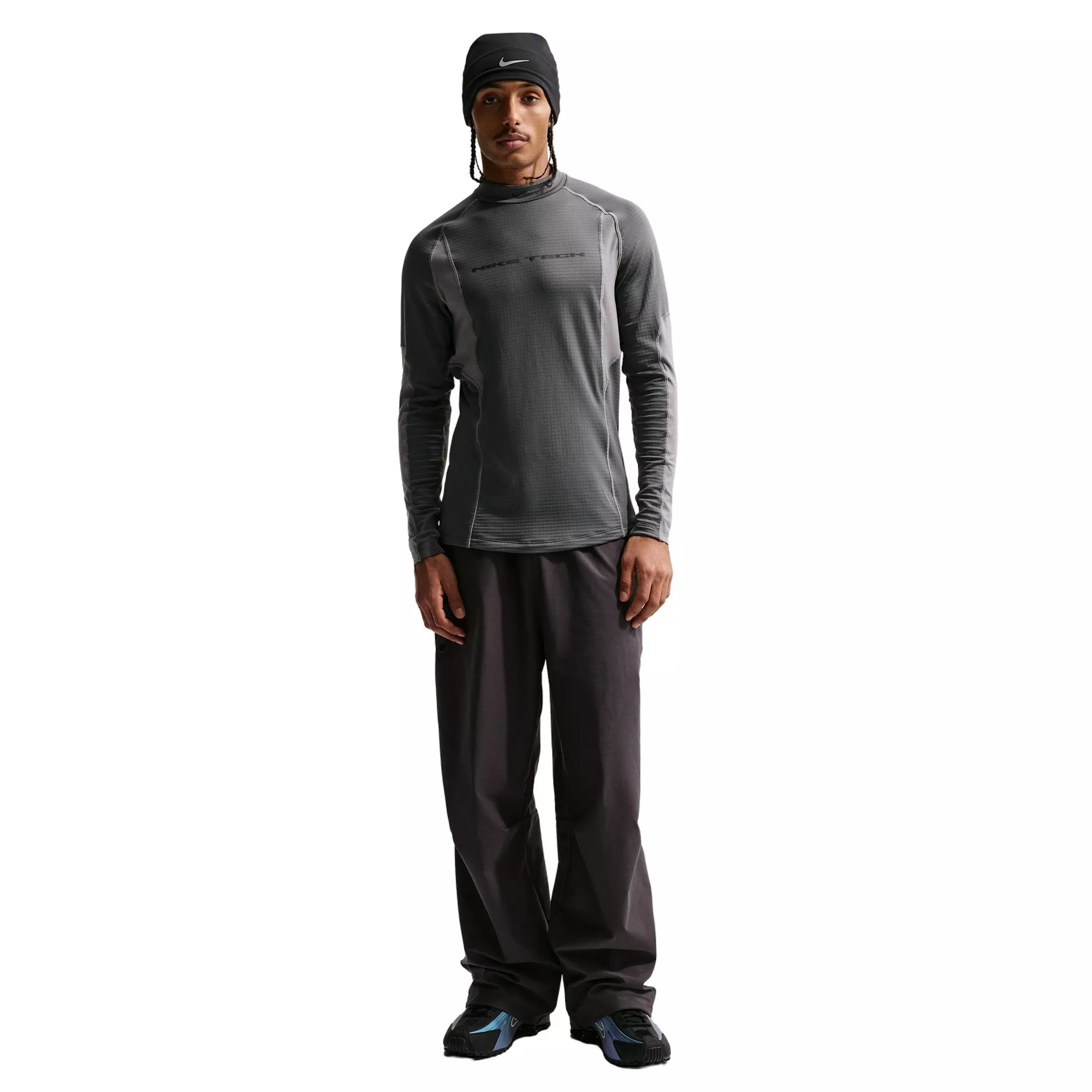 Nike Men's Tech Base Layer Long Sleeve Top - GREY