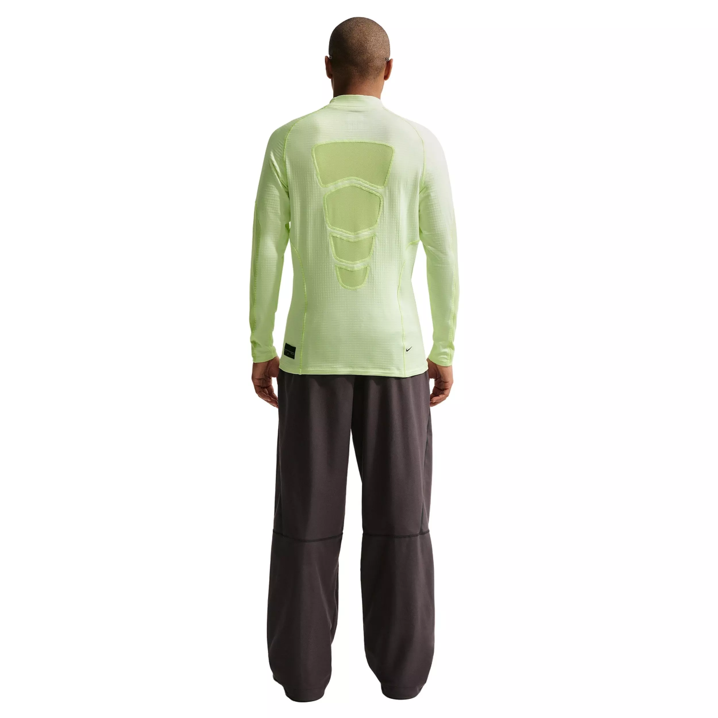 Nike Men's Tech Base Layer Long Sleeve Top - VOLT/LIME