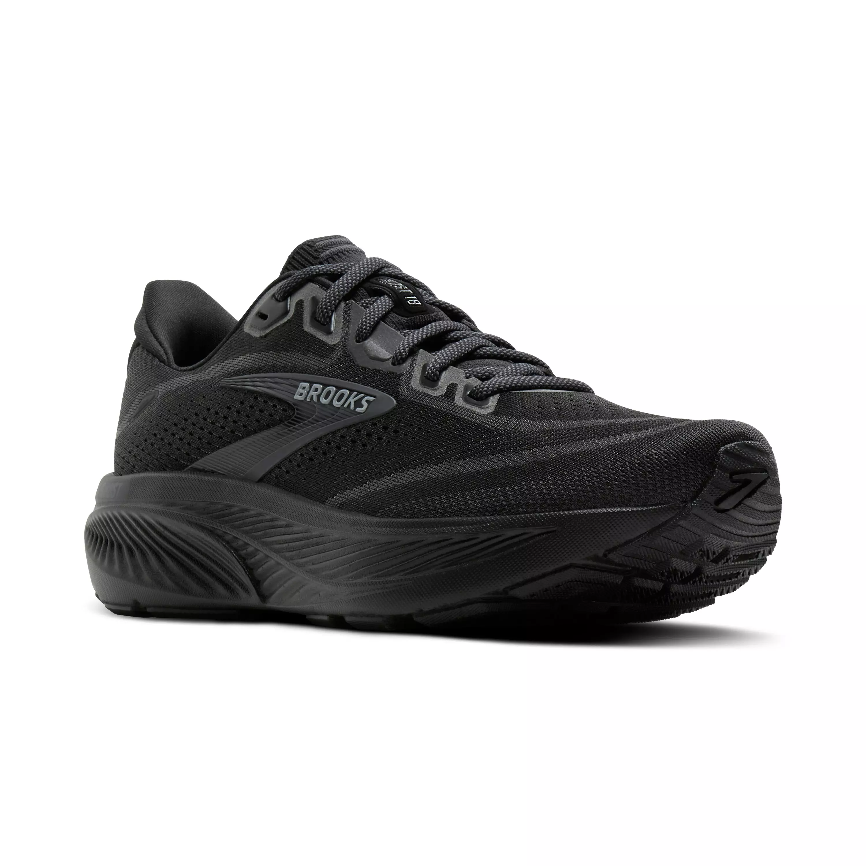 Brooks Ghost 18 "Black/Black/Ebony" Women's Running Shoe - BLACK/BLACK/EBONY