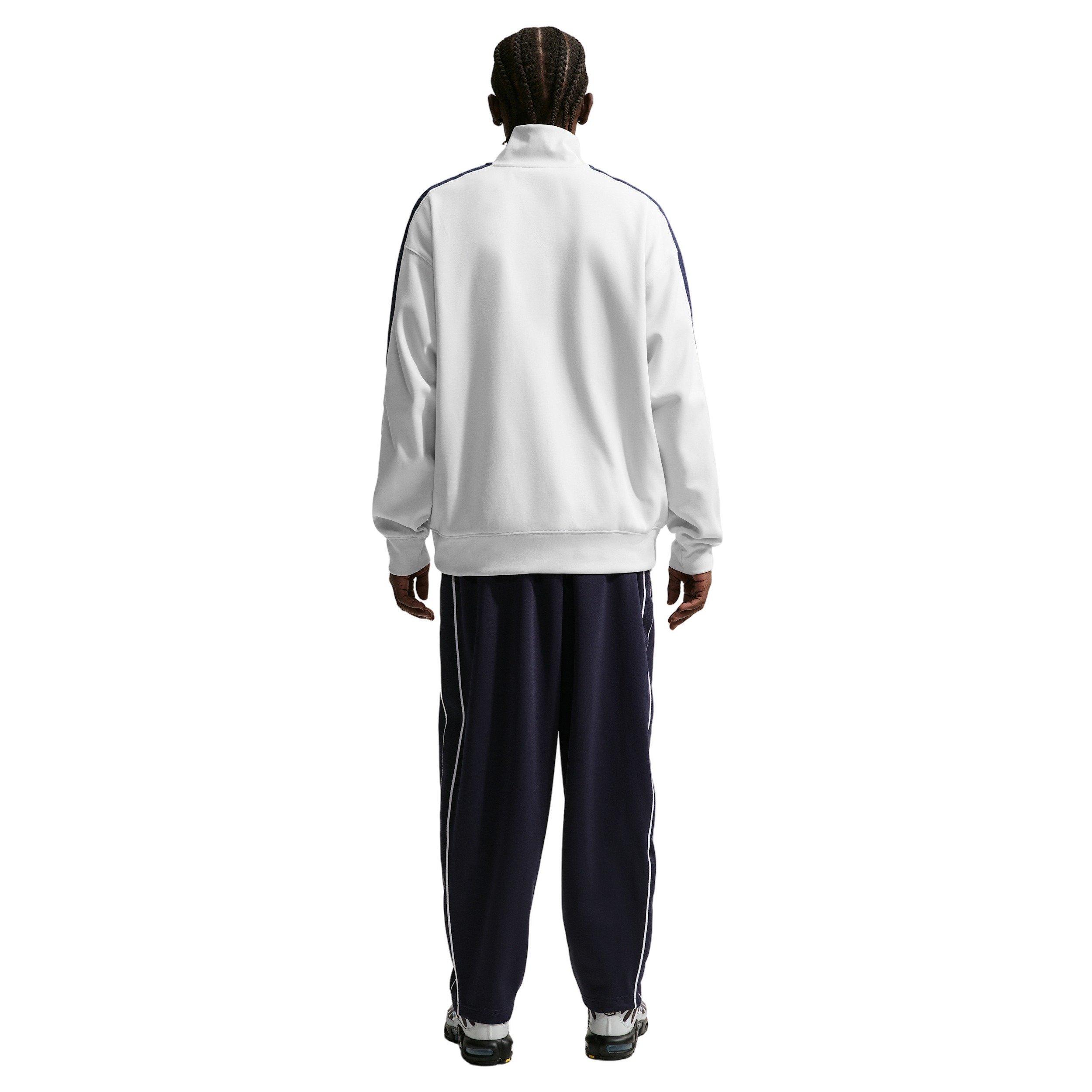 Nike Men's Sportswear Club Oversized Knit Track Jacket - GREY Thumbnail View 5