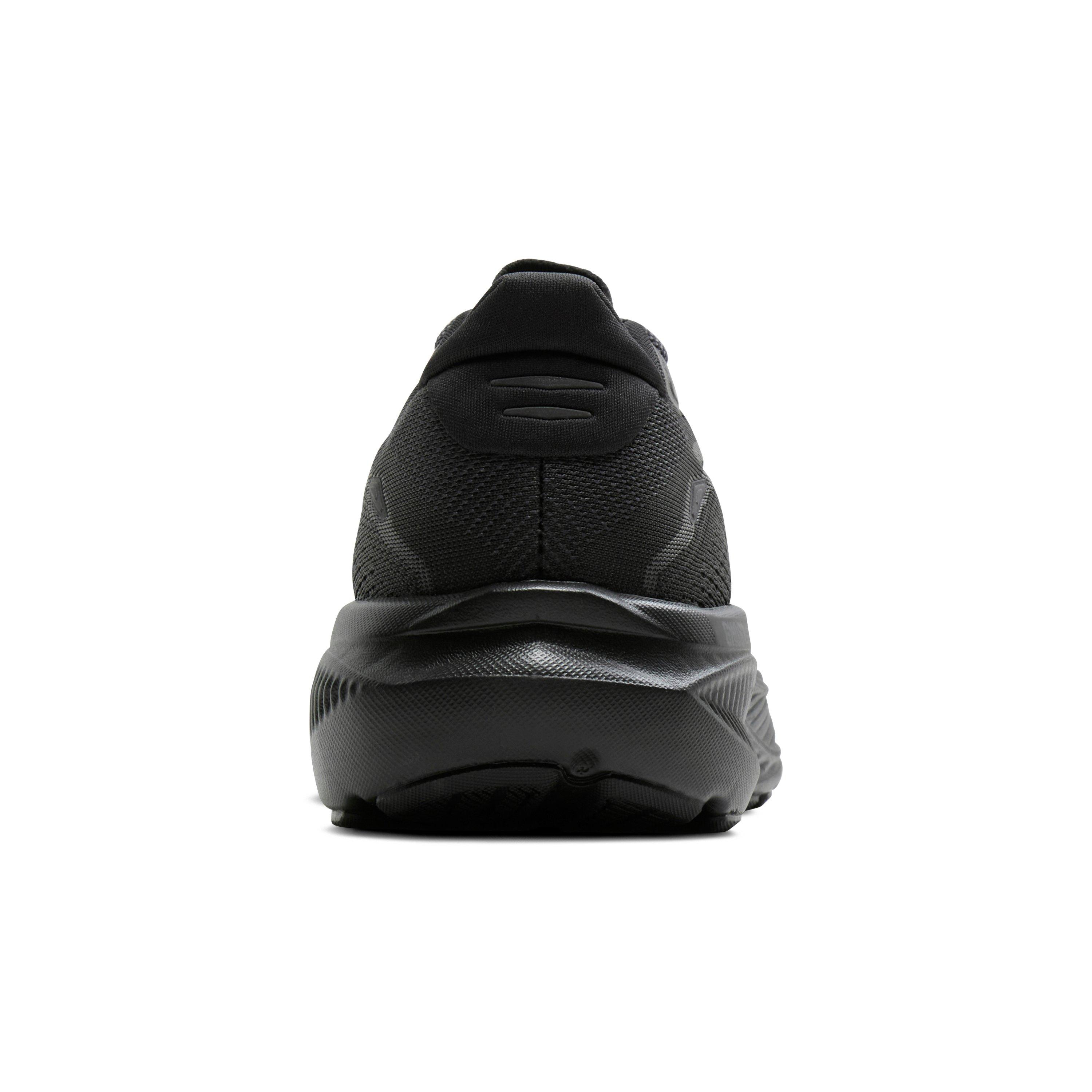 Brooks Ghost 18 "Black/Black/Ebony" Women's Wide Running Shoe - BLACK/BLACK/EBONY