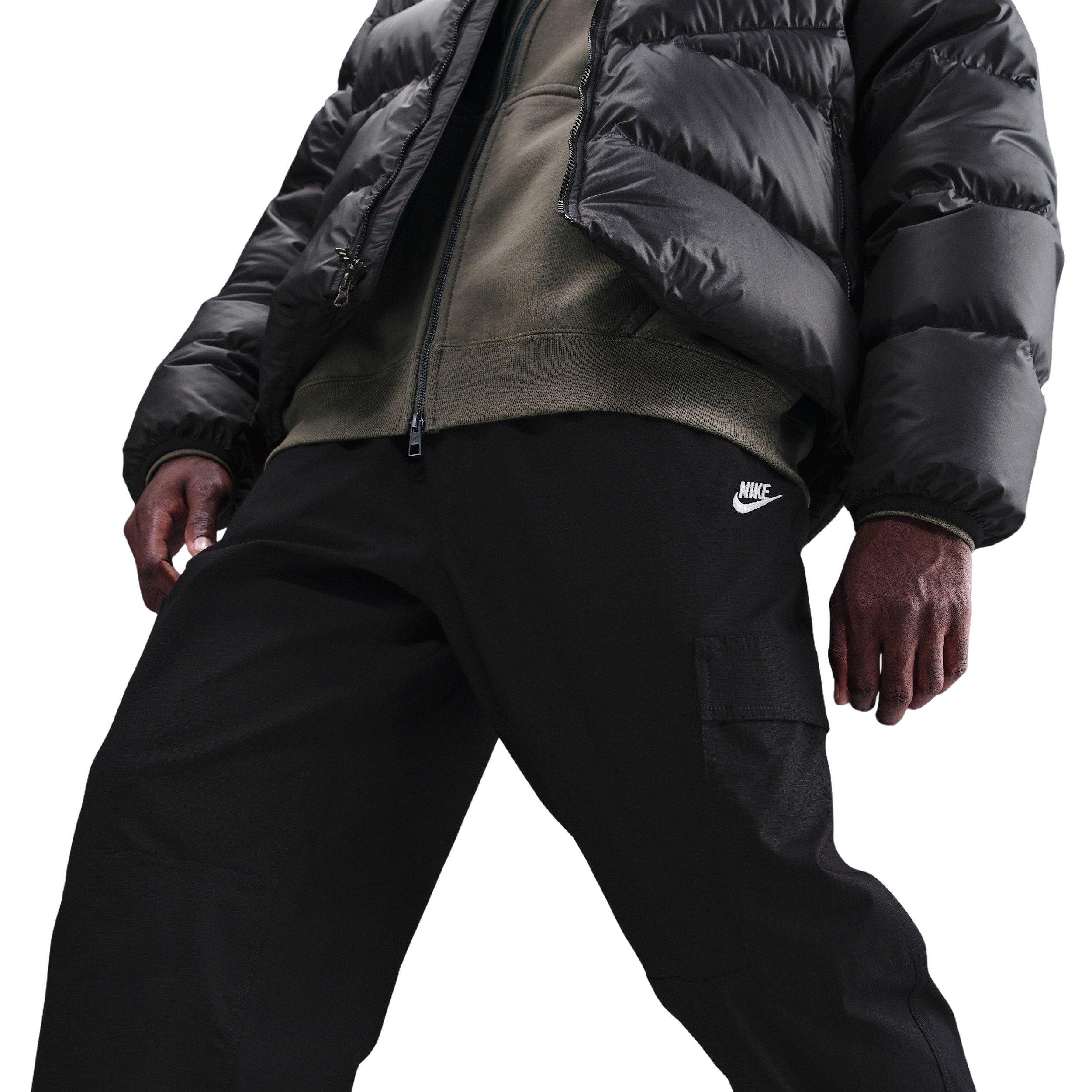 Nike Men's Sportswear Club Woven CL Cargo Pants - BLACK Thumbnail View 3