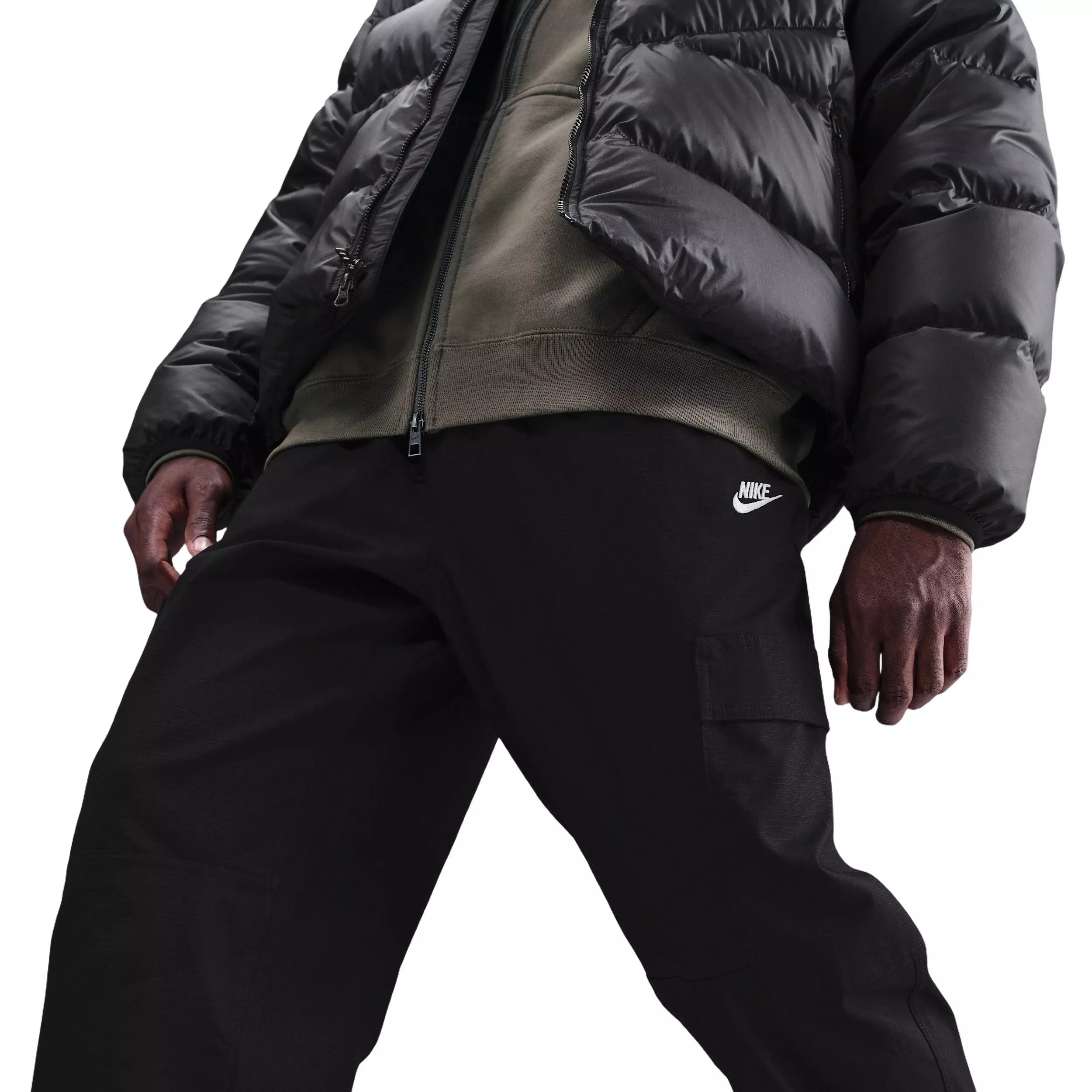 Nike Men's Sportswear Club Woven CL Cargo Pants - BLACK