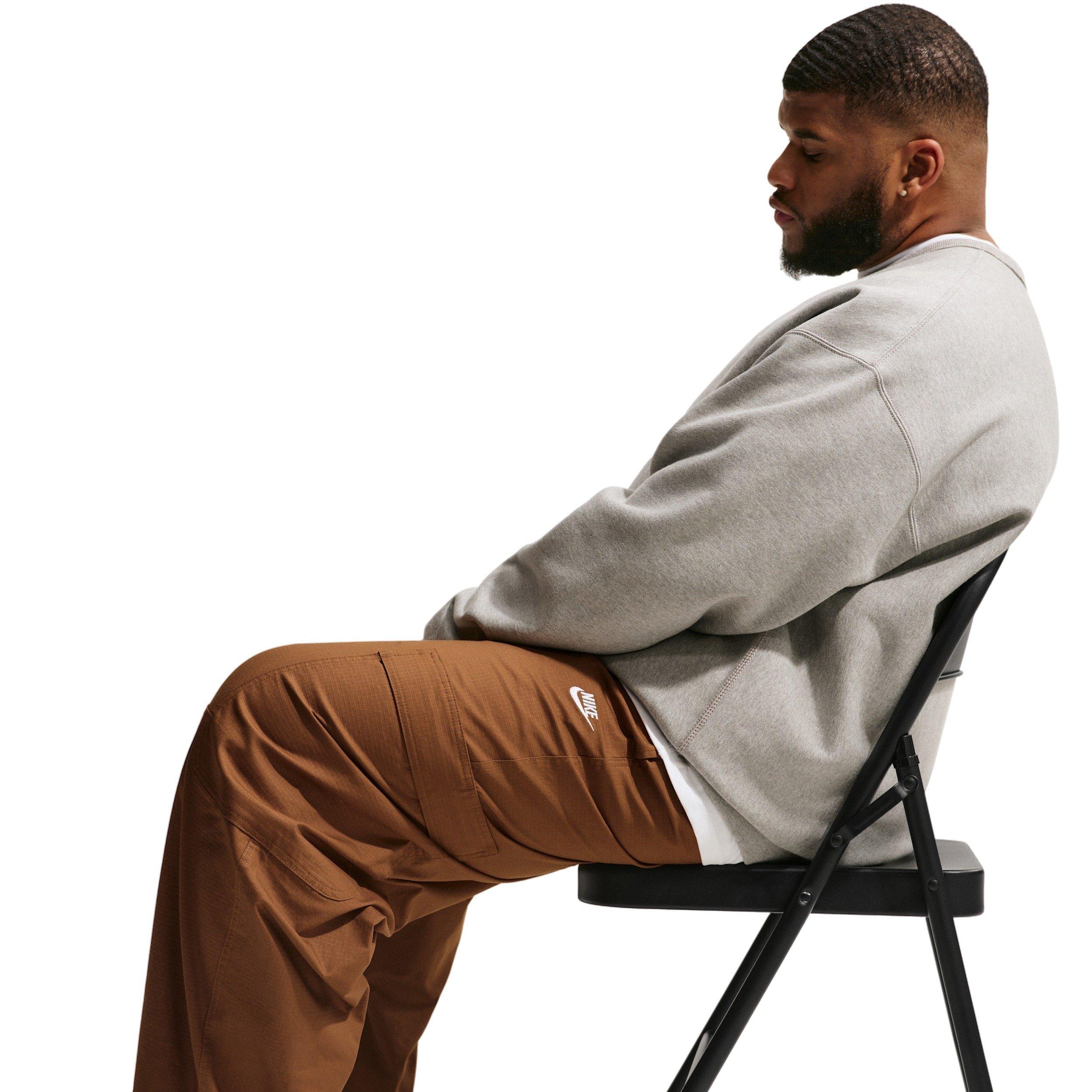 Nike Men's Sportswear Club Woven CL Cargo Pants - BROWN Thumbnail View 10