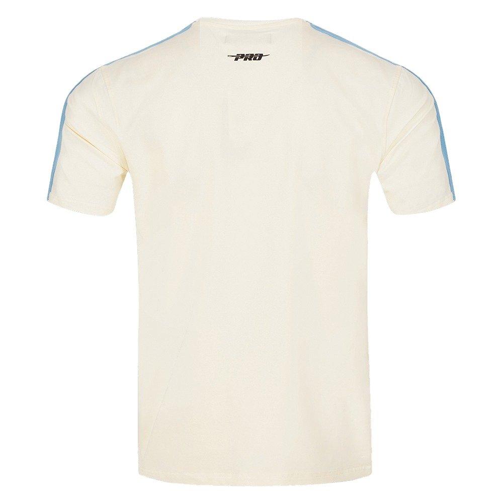 Pro Standard Men's MLB Milwaukee Brewers Retro Classic Single Jersey Striped Tee - Eggshell/Blue - EGGSHELL/BLUE Thumbnail View 2