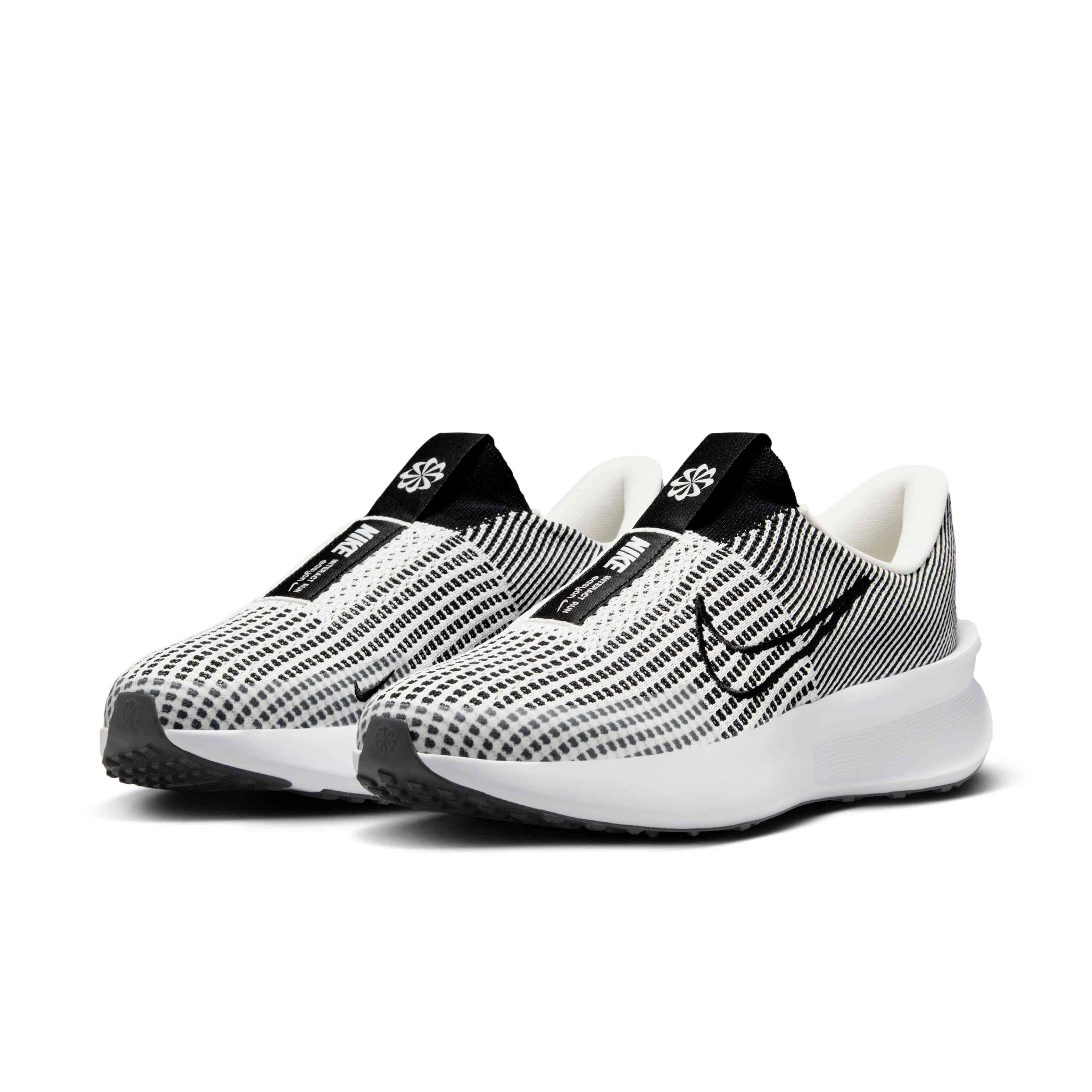 Nike Interact Run EasyOn "Phantom/White/Black" Men's Running Shoe - GREY/WHITE/BLACK Thumbnail View 3