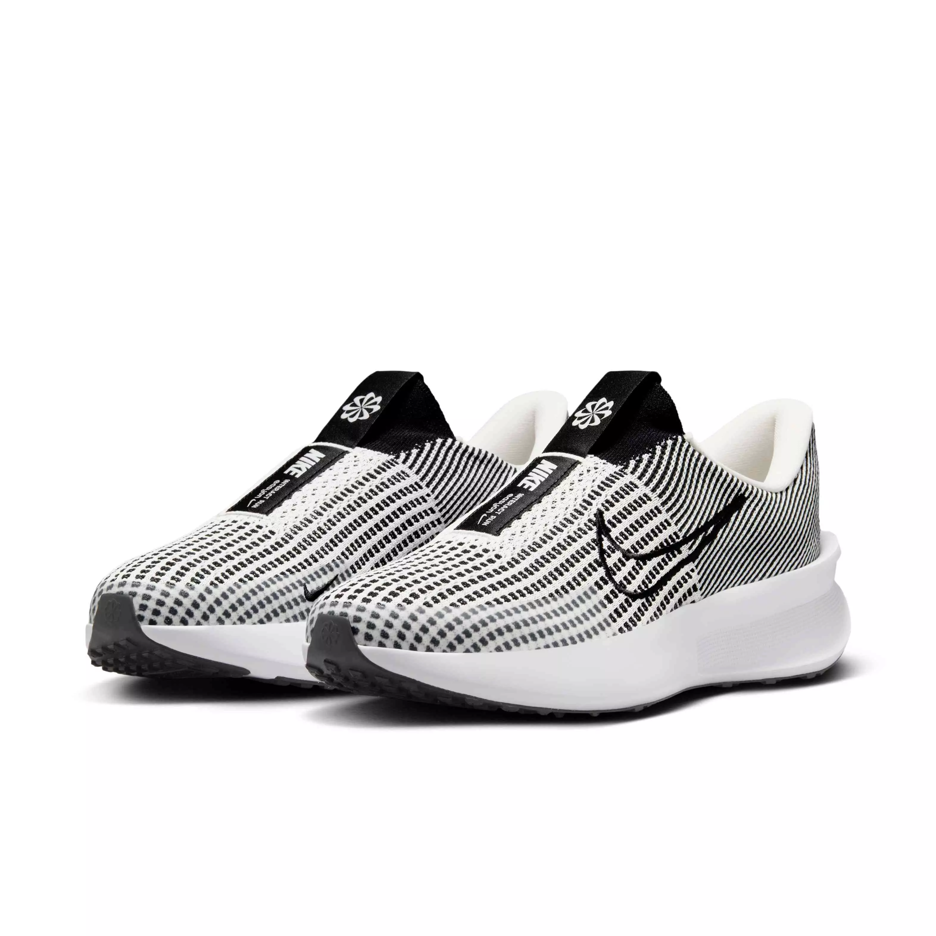 Nike Interact Run EasyOn "Phantom/White/Black" Men's Running Shoe - GREY/WHITE/BLACK
