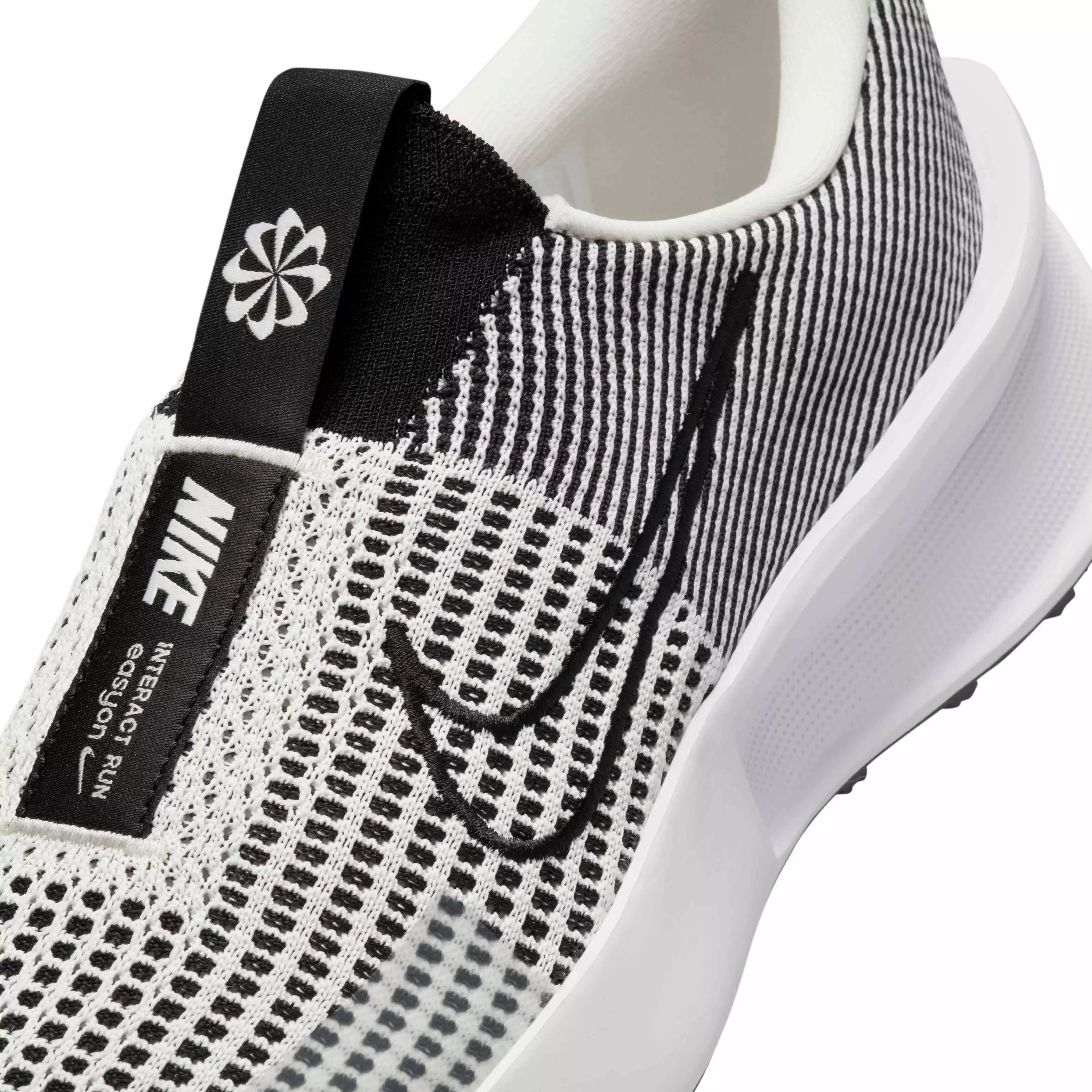 Nike Interact Run EasyOn "Phantom/White/Black" Men's Running Shoe - GREY/WHITE/BLACK