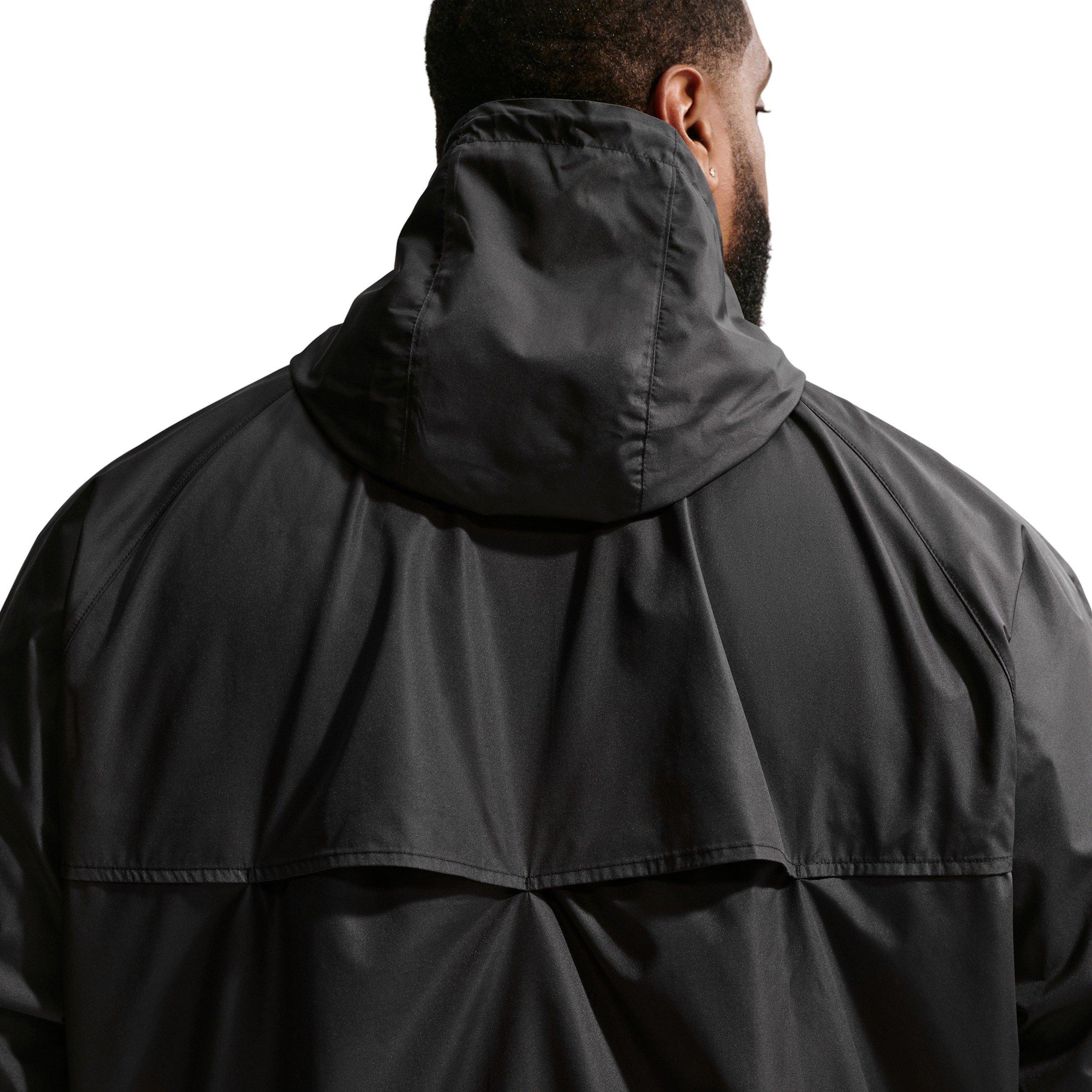 Nike Men's Windrunner Lined 26 Jacket - BLACK Thumbnail View 8