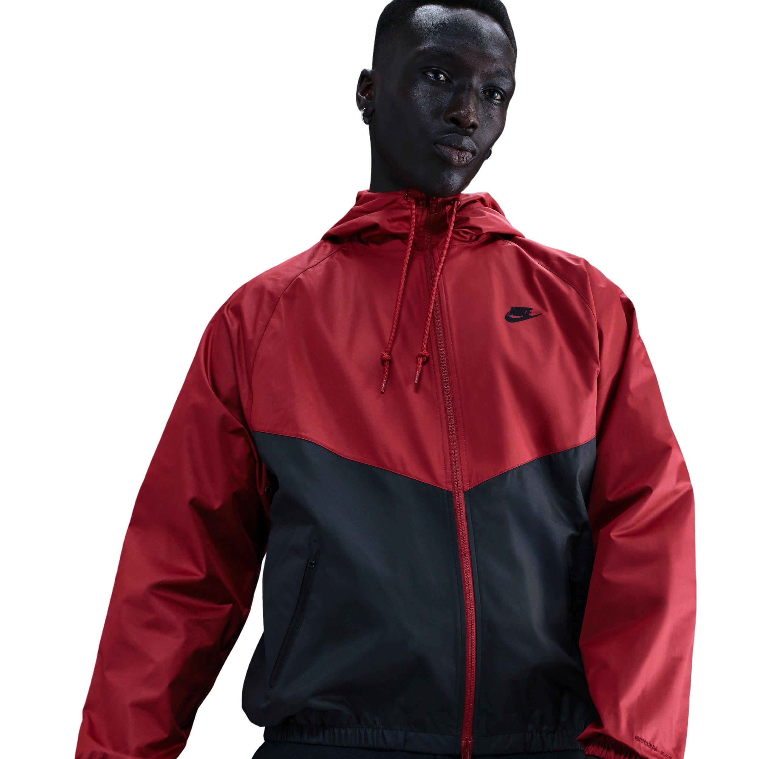 Nike Men's Windrunner Lined 26 Jacket - CRIMSON/BLACK Thumbnail View 1