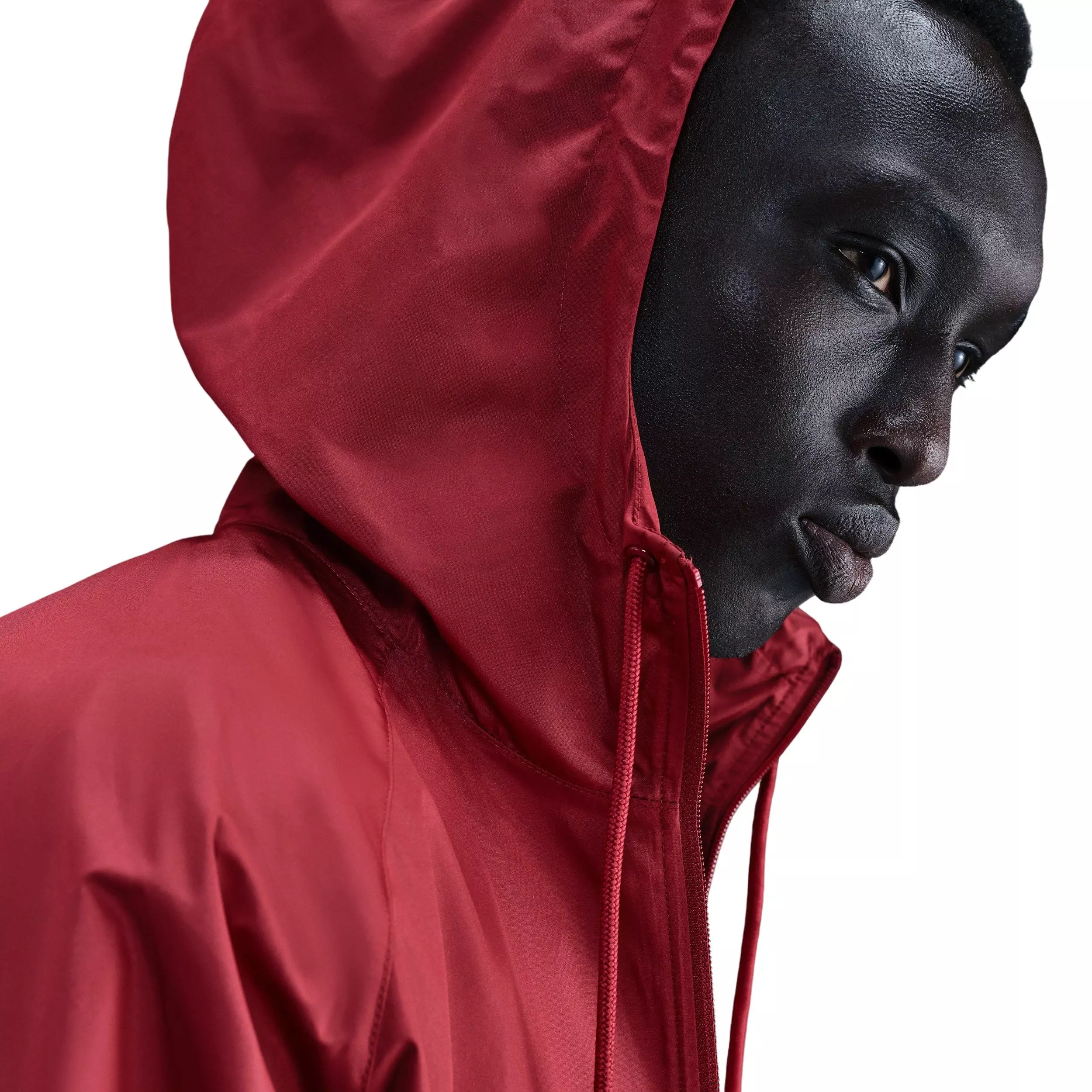 Nike Men's Windrunner Lined 26 Jacket - CRIMSON/BLACK