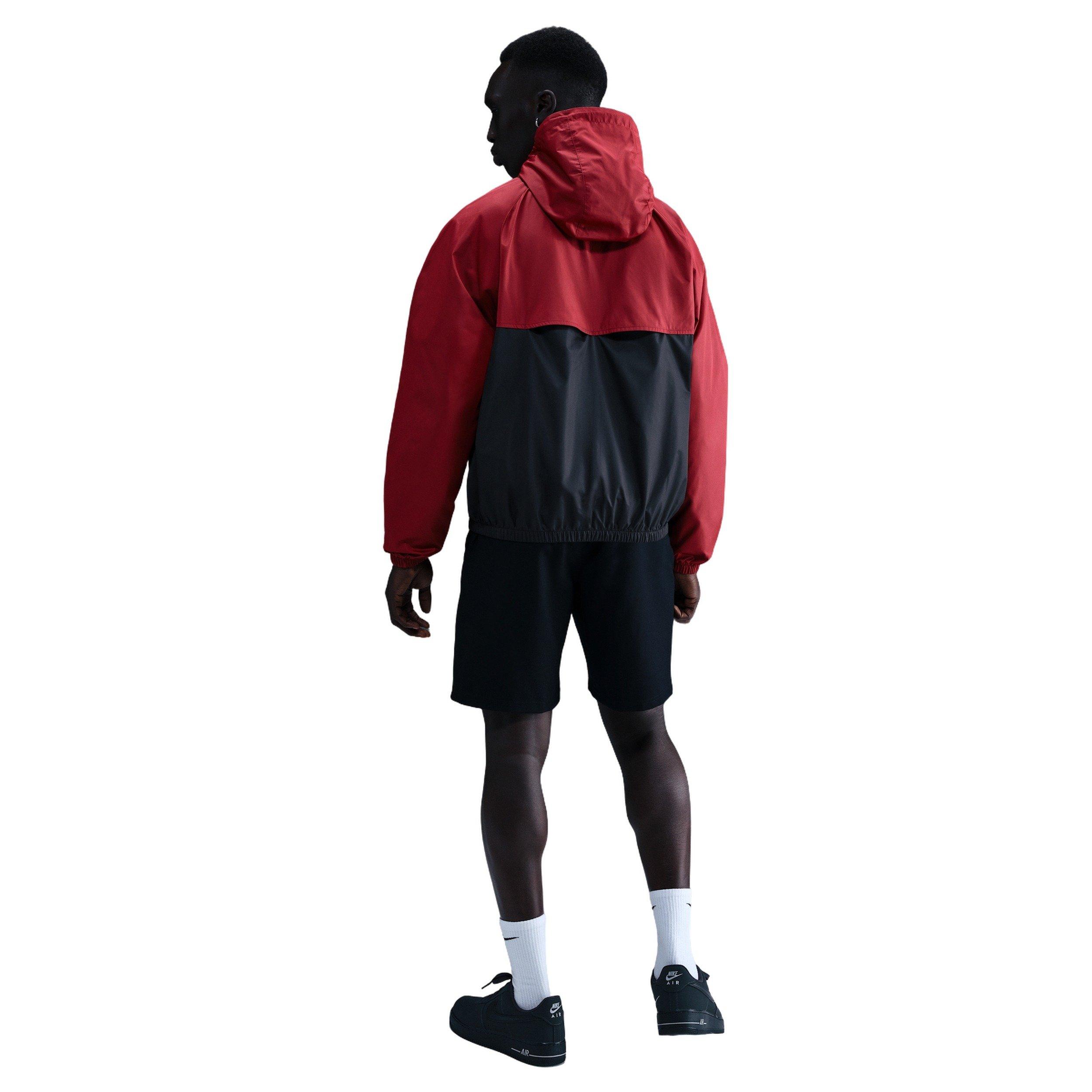 Nike Men's Windrunner Lined 26 Jacket - CRIMSON/BLACK Thumbnail View 5