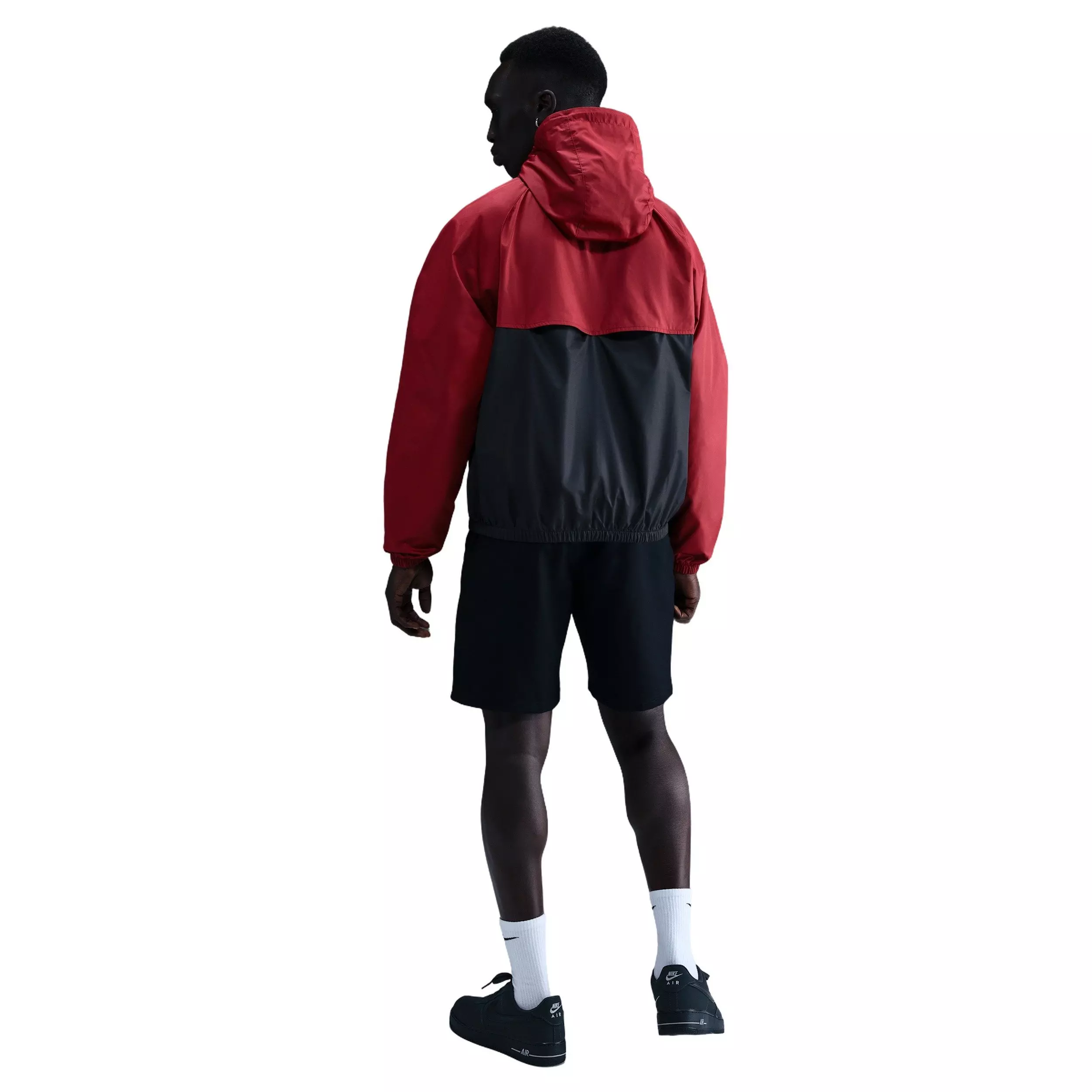 Nike Men's Windrunner Lined 26 Jacket - CRIMSON/BLACK