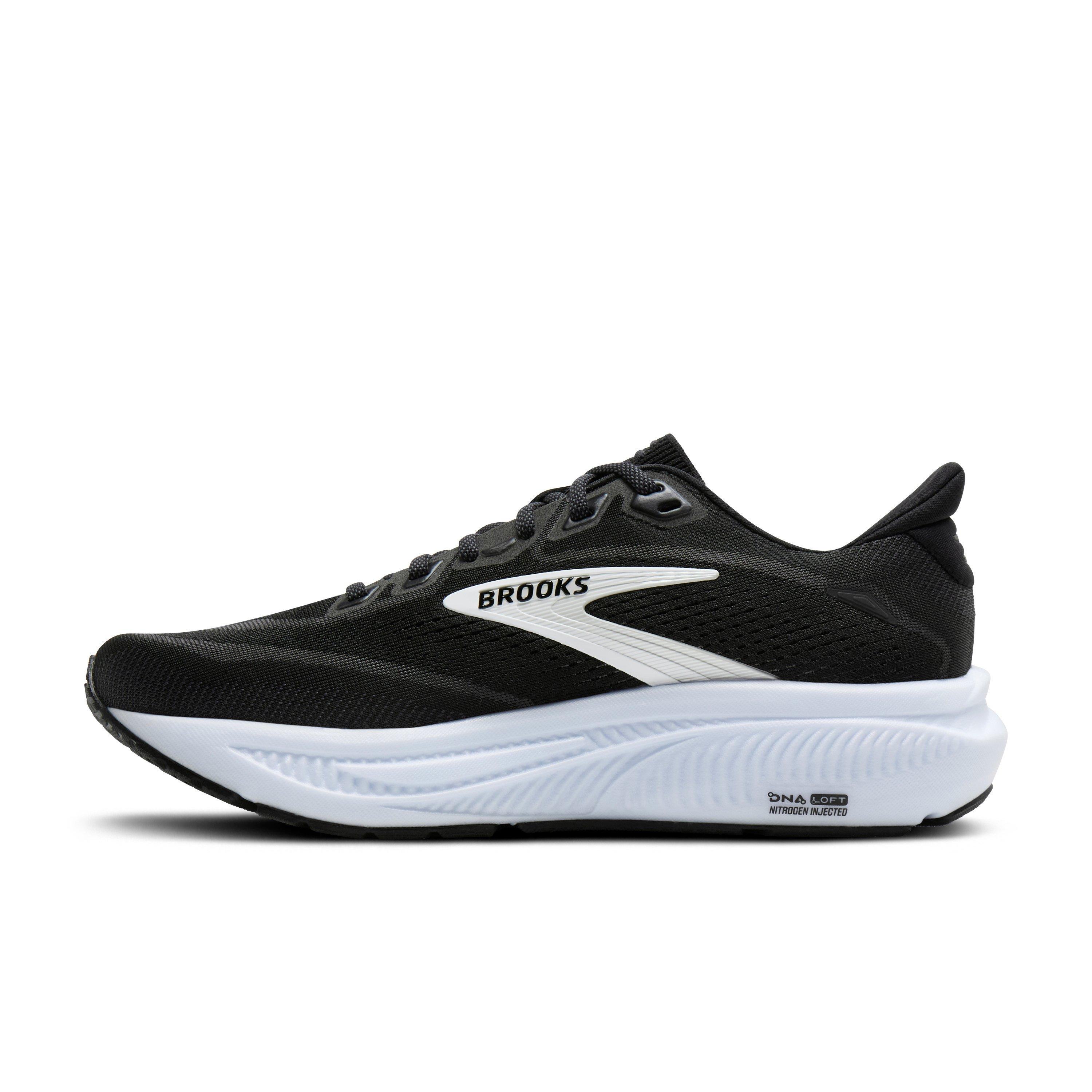 Brooks Ghost 18 "Black/Grey/White" Women's Wide Running Shoe - BLACK/GREY/WHITE