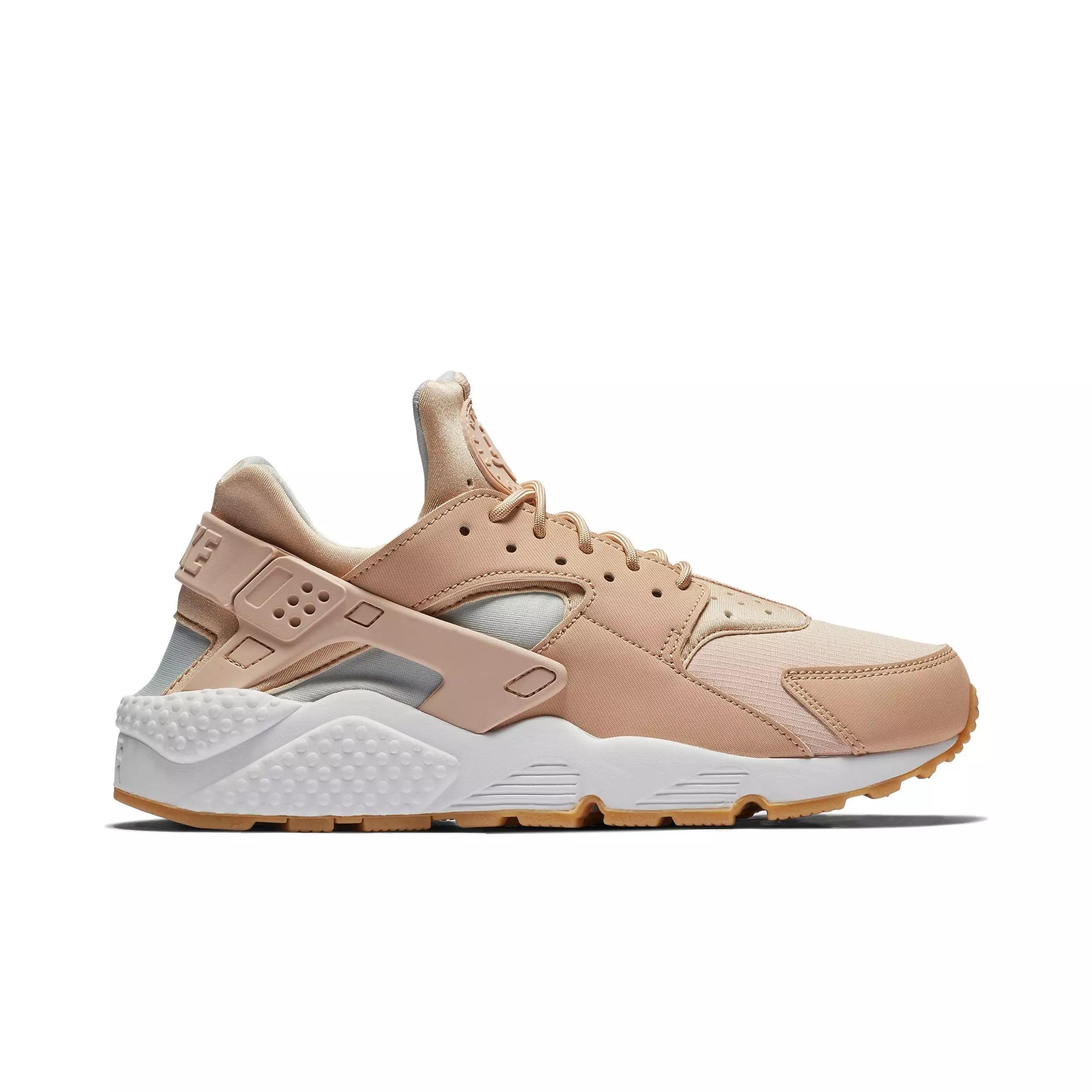 Nike Air Huarache Run "Beige/Summit White" Women's Shoe - BROWN