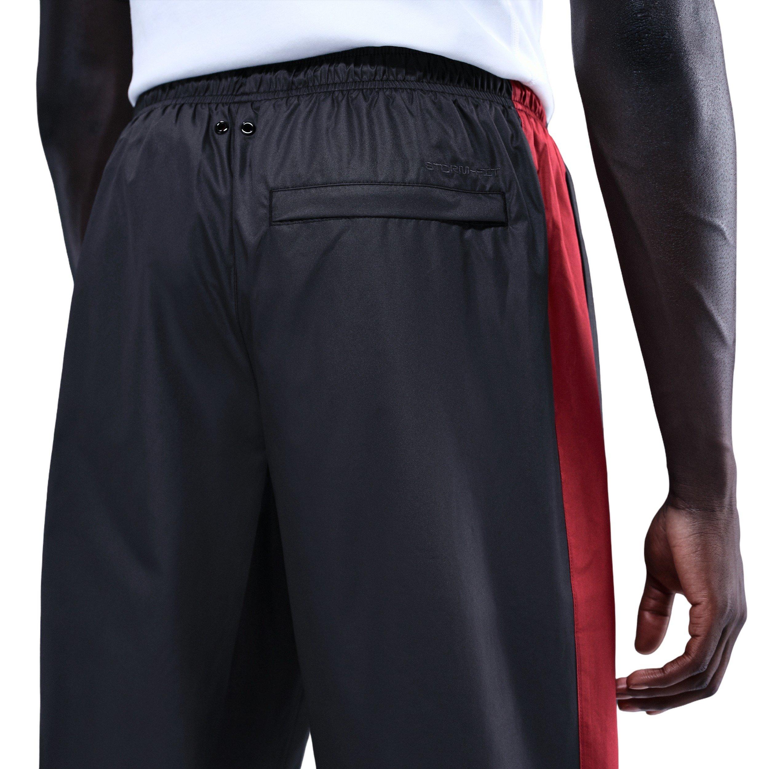 Nike Men's Windrunner Lined 26 Pants - BLACK/CRIMSON Thumbnail View 2