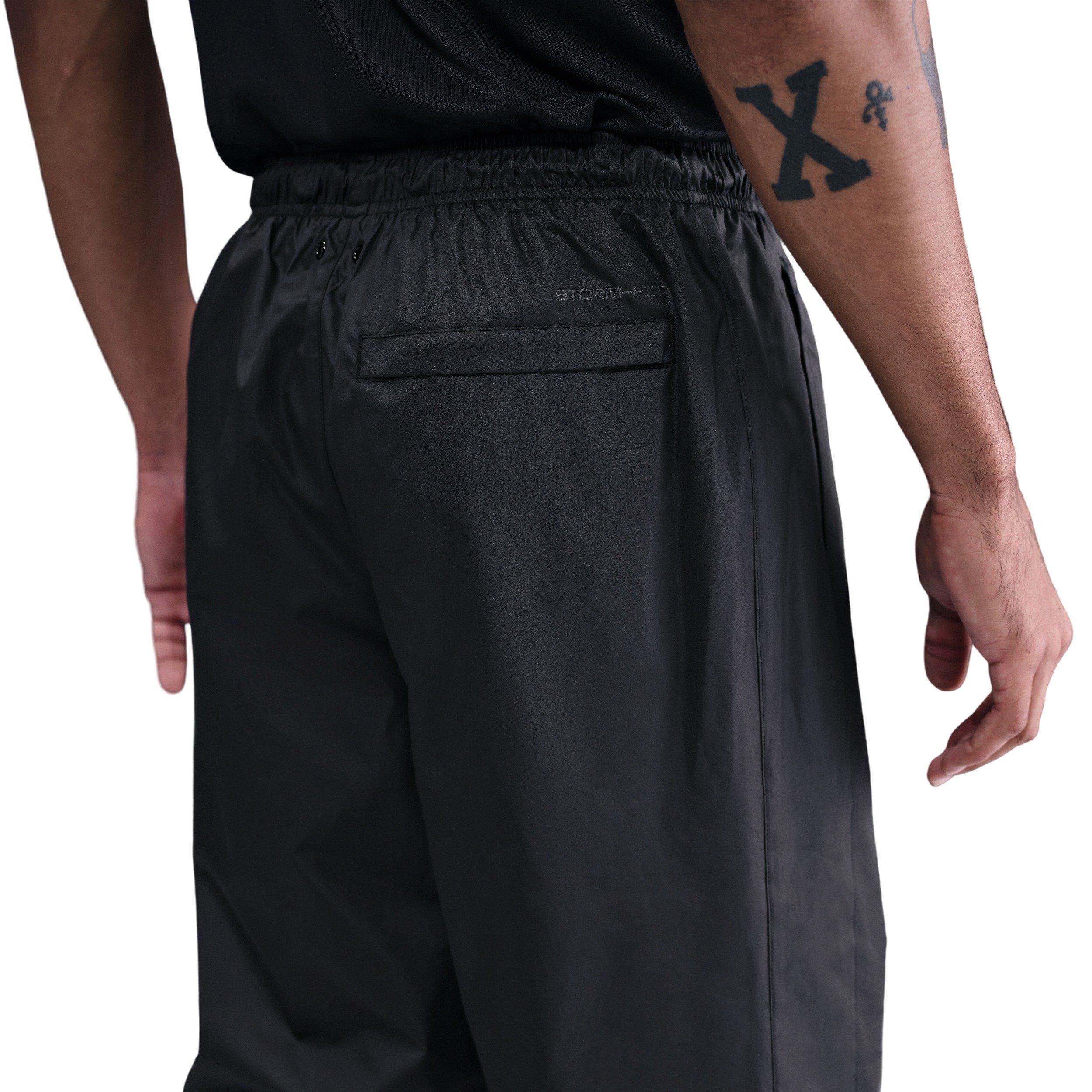 Nike Men's Windrunner Lined 26 Pants - BLACK/WHITE Thumbnail View 2