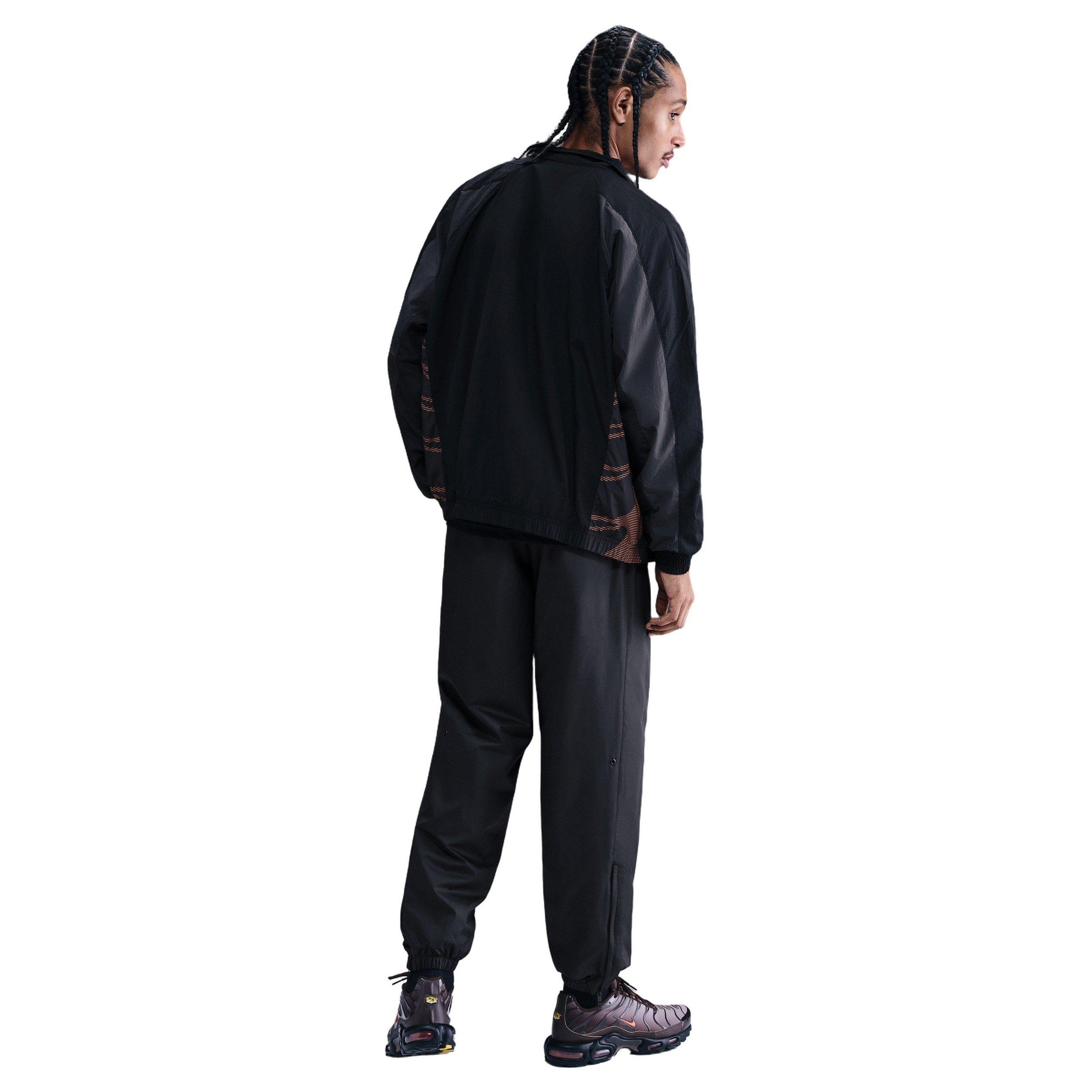 Nike Men's Windrunner Lined 26 Pants - BLACK/WHITE Thumbnail View 4