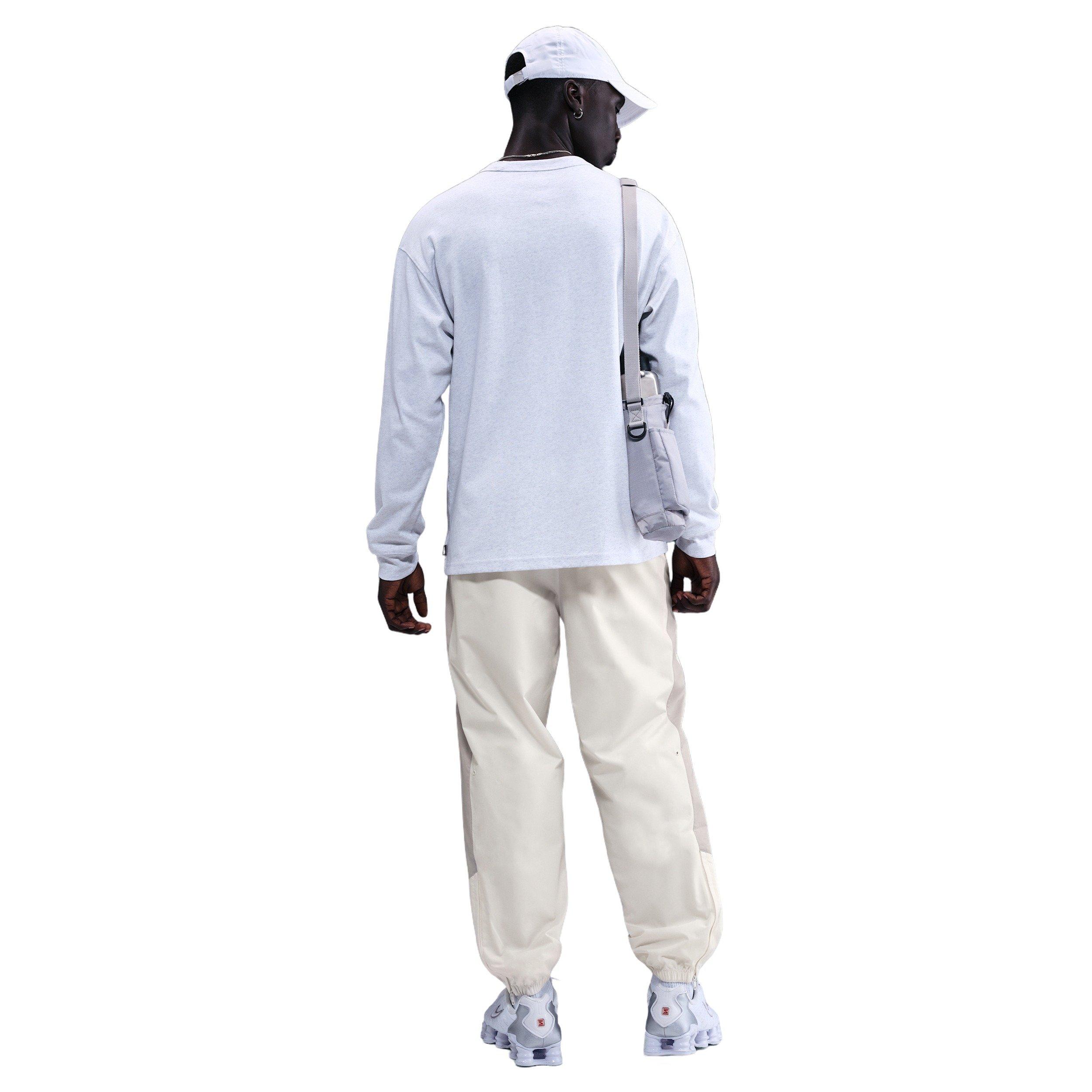 Nike Men's Windrunner Lined 26 Pants - WHITE/LT BROWN Thumbnail View 4