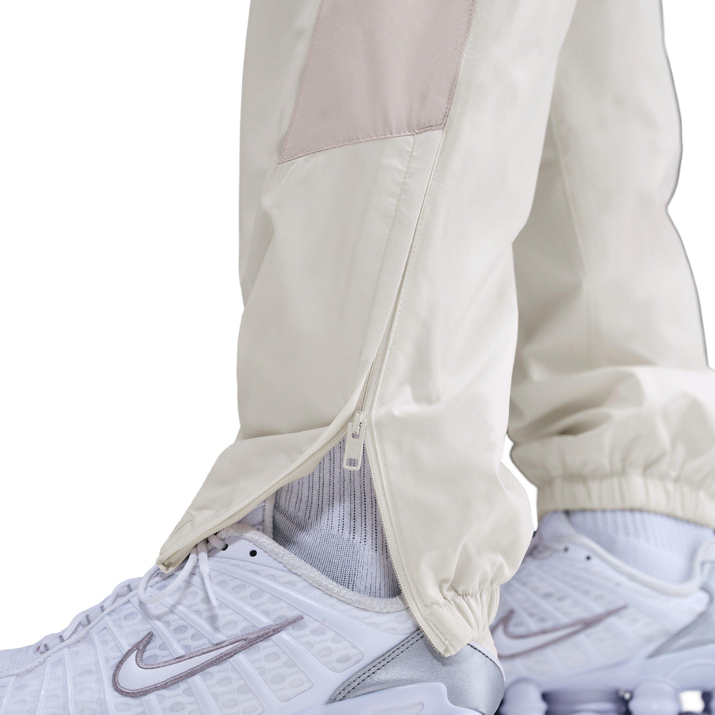 Nike Men's Windrunner Lined 26 Pants - WHITE/LT BROWN Thumbnail View 6