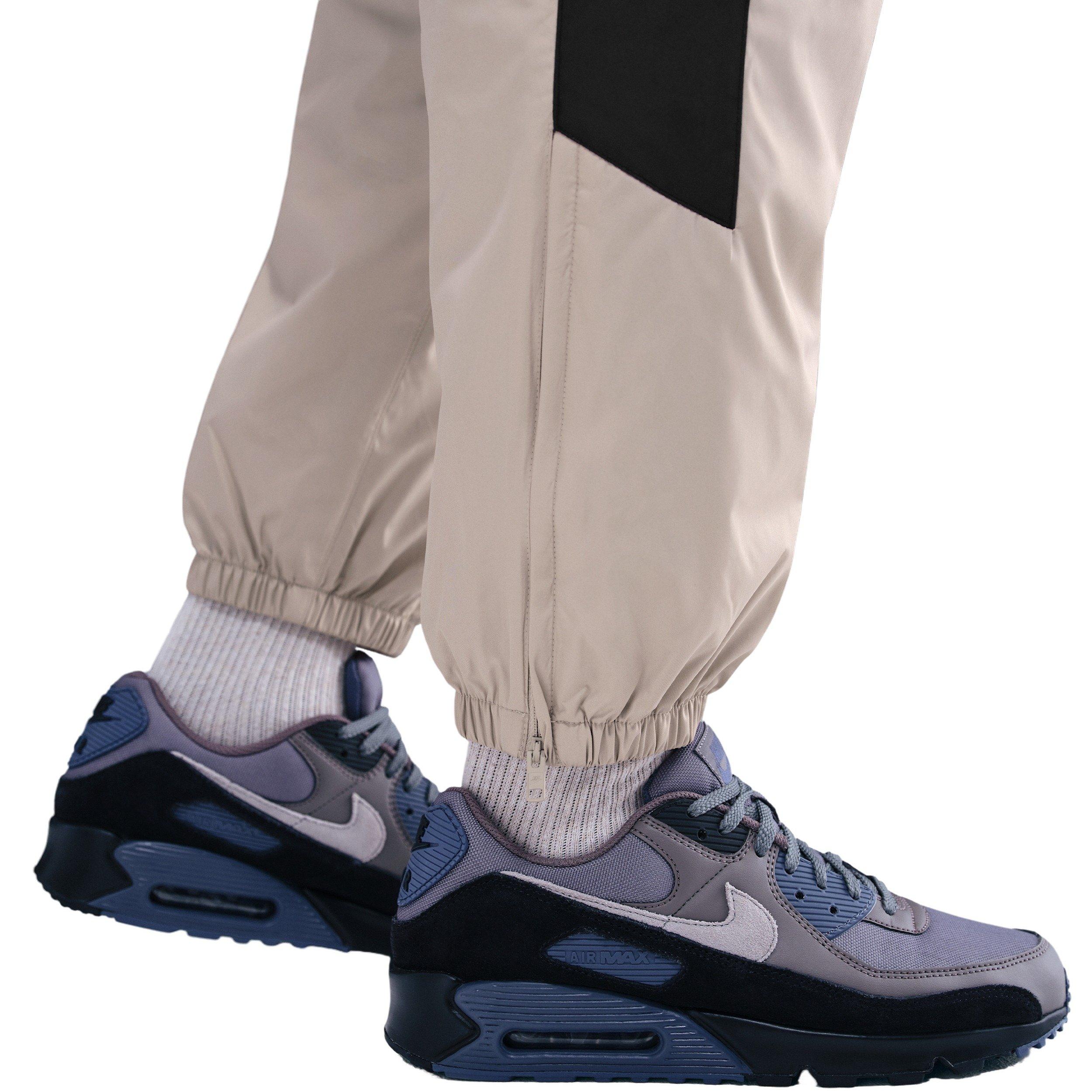 Nike Men's Windrunner Lined 26 Pants - CREAM/BLACK Thumbnail View 6