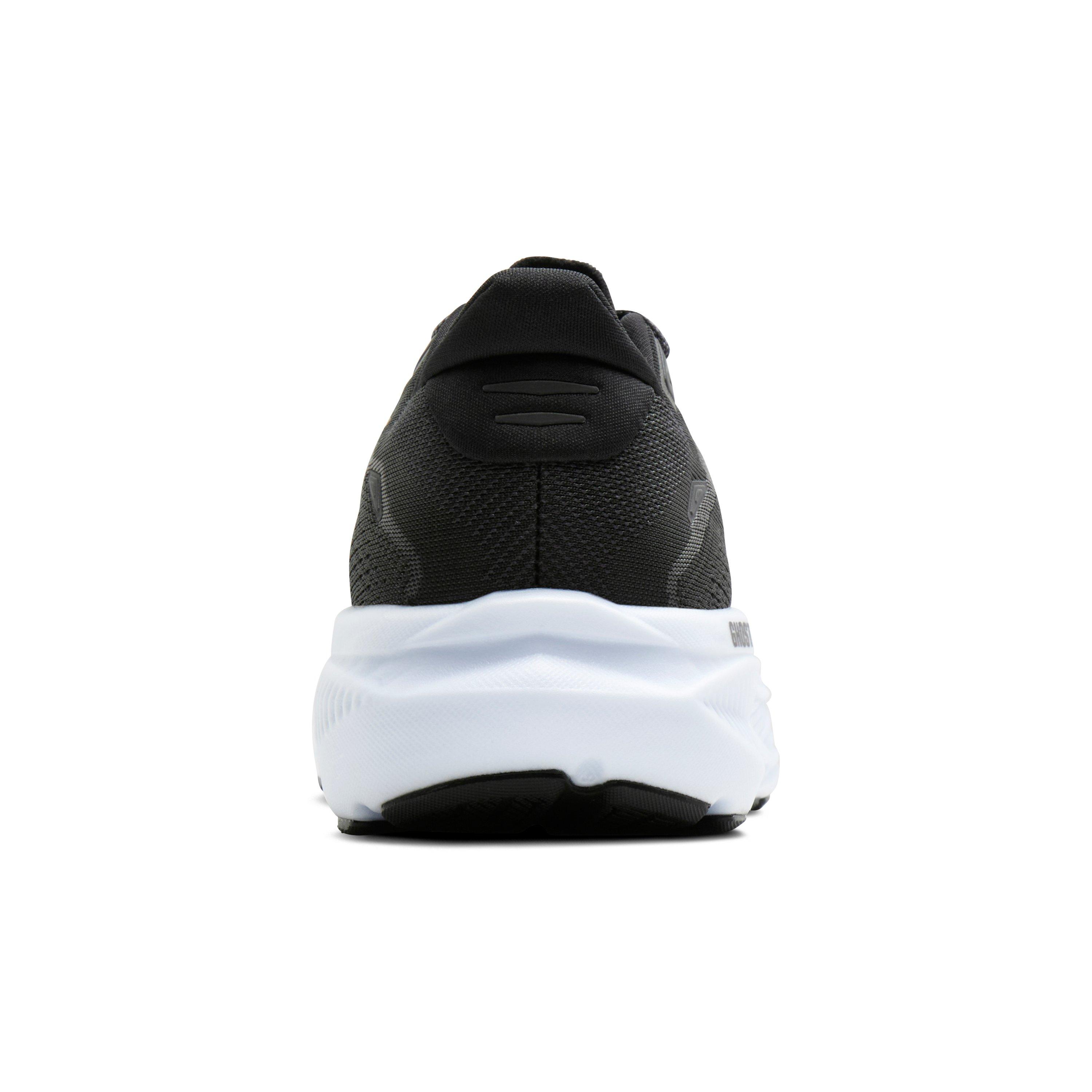Brooks Ghost 18 "Black/Grey/White" Women's Extra Wide Running Shoe - BLACK/GREY/WHITE