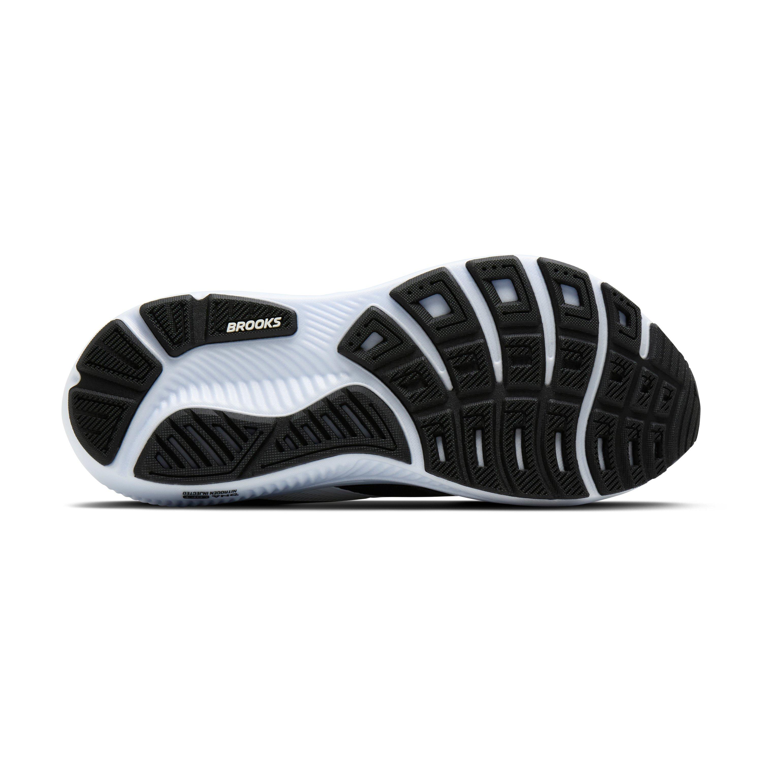 Brooks Ghost 18 "Black/Grey/White" Women's Extra Wide Running Shoe - BLACK/GREY/WHITE