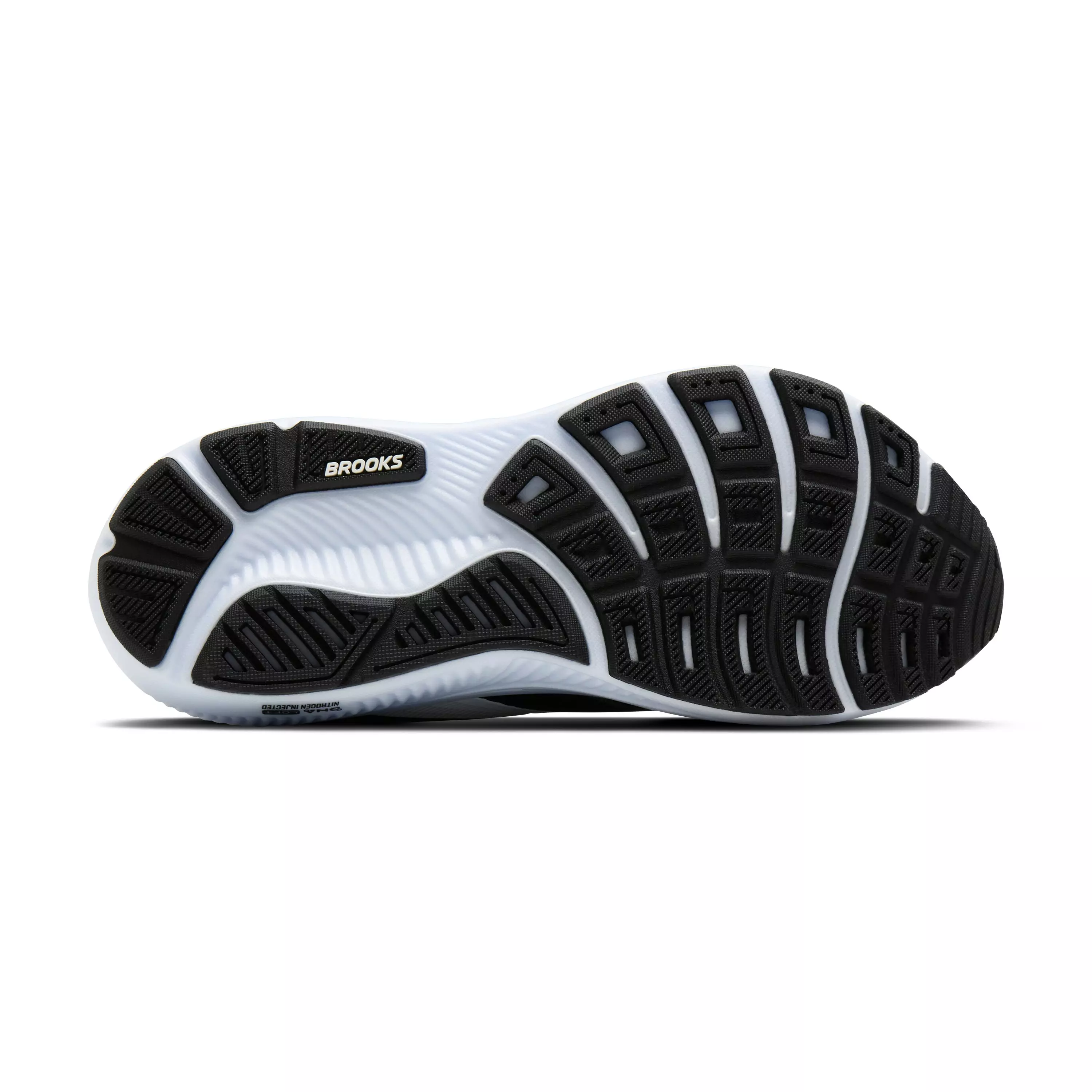 Brooks Ghost 18 "Black/Grey/White" Women's Extra Wide Running Shoe - BLACK/GREY/WHITE