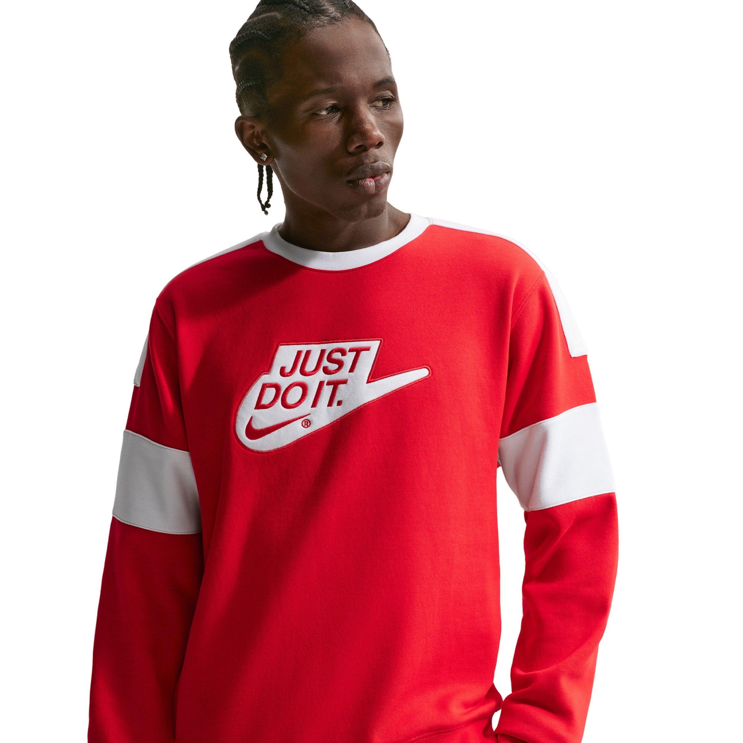 Nike Men's Club Fleece Crew-Neck Sweatshirt JDI | Hibbett