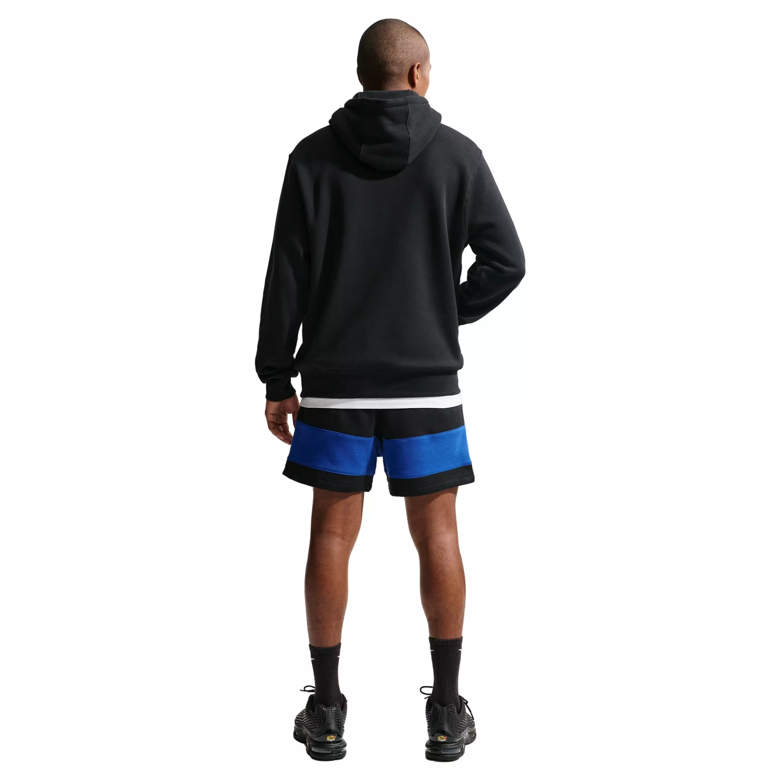 Nike Men's Sportswear Club BB JDI Fleece Shorts - BLACK/ROYAL