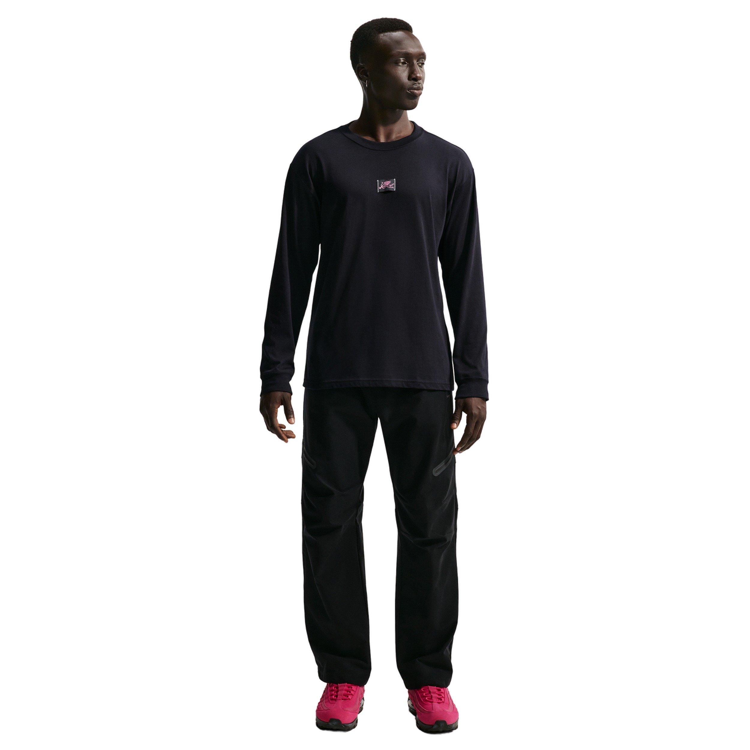 Nike Men's Sportswear LSE Love in Air VDay T-Shirt - BLACK Thumbnail View 4